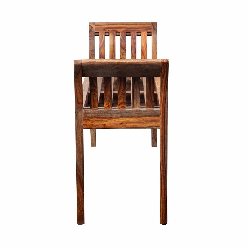 Solid Sheesham Wood Bench – Harvest