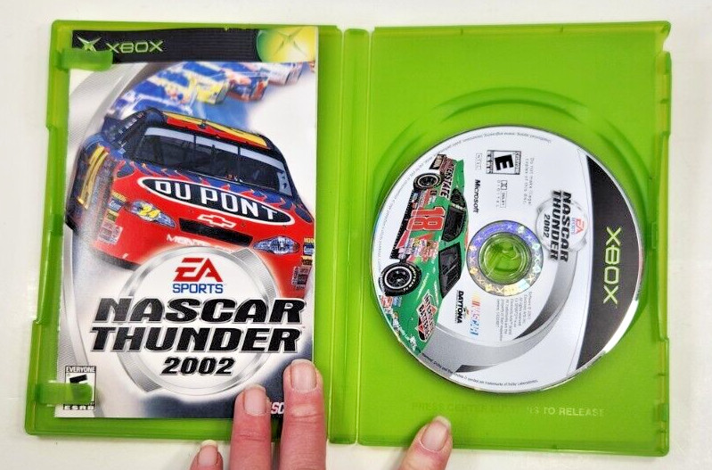 XBOX EA SPORTS NASCAR THUNDER 2002 WITH MANUAL