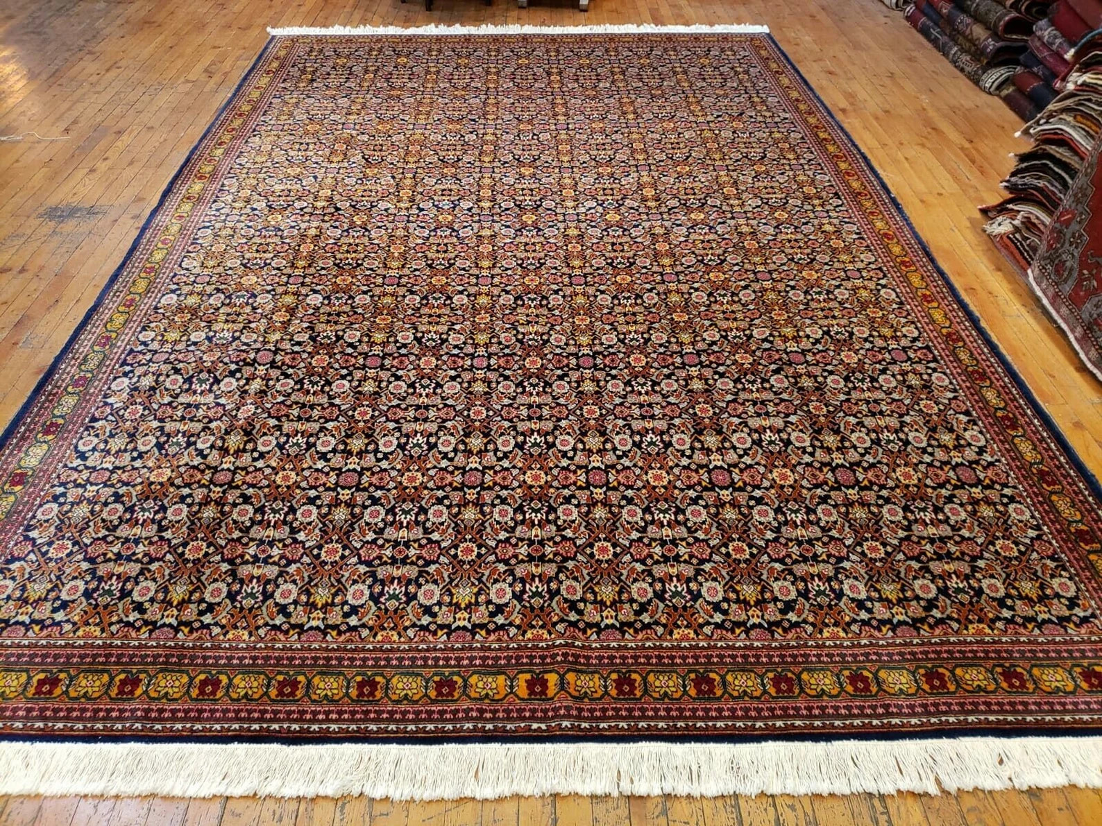 7x10ft Turkish Hereke Rug| Handknotted Turkish Rug |Antique 1940’s HEREKE Carpet