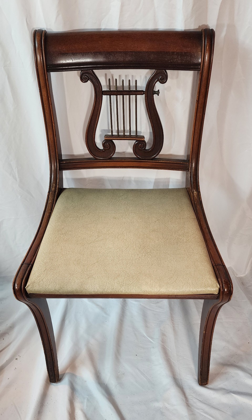 Harp back – Lyre-shaped Backrest Dining Chairs – Set of 6