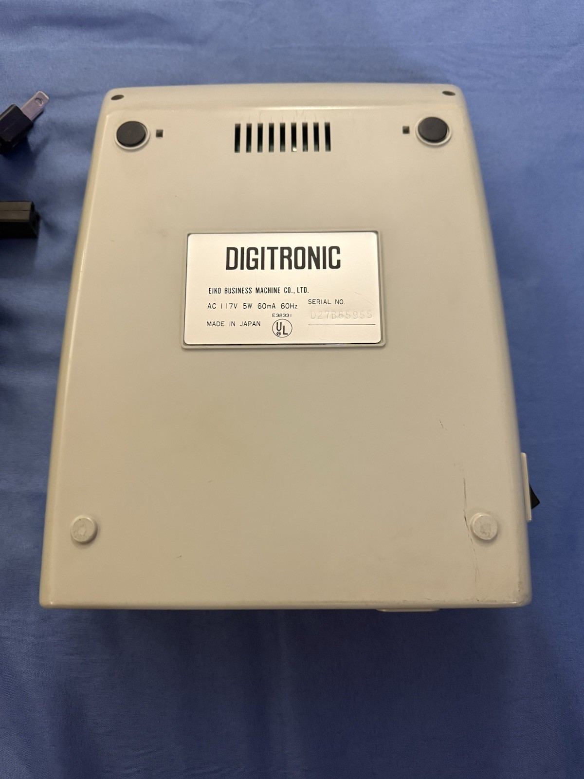 RARE Vintage Digitronic Adding Machine by Eiko Business Machine Co. Tested Works