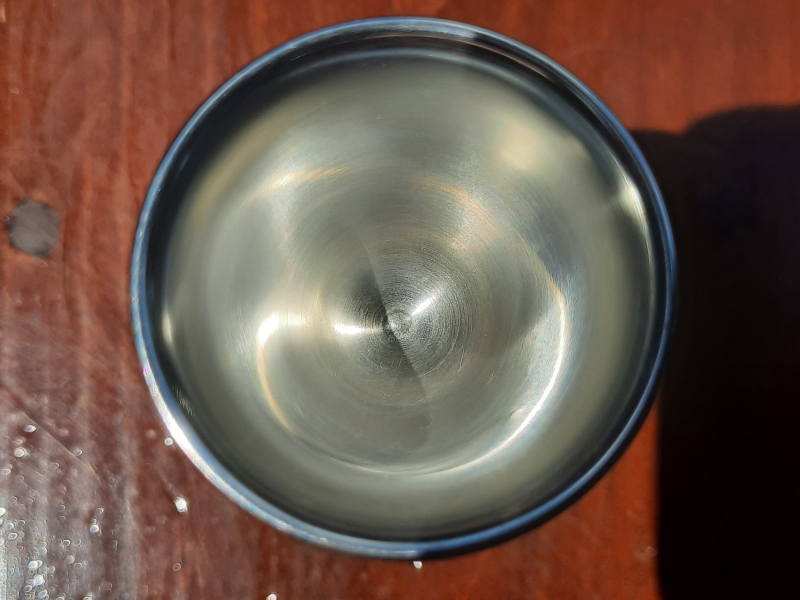 Sterling Silver Double Jigger with Ball Center