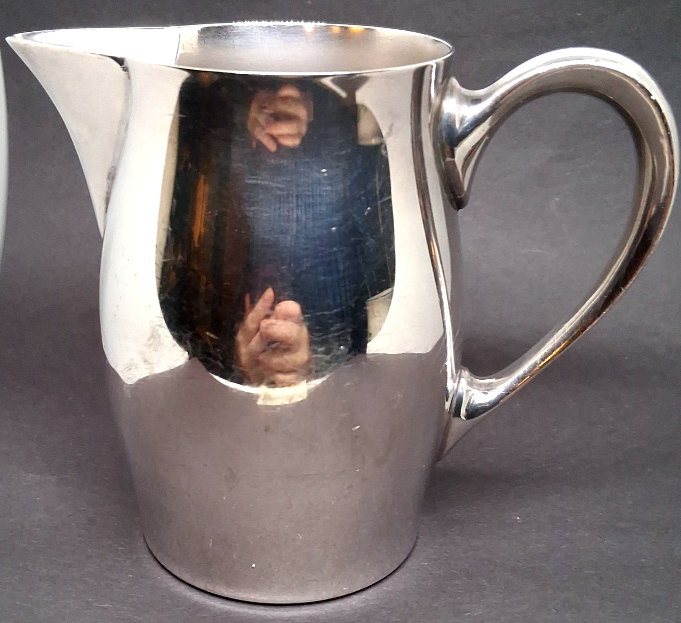 Vintage Gorham EP Electroplate Silver Plated 1/2 Pint Creamer 3.75″ Tall YC794