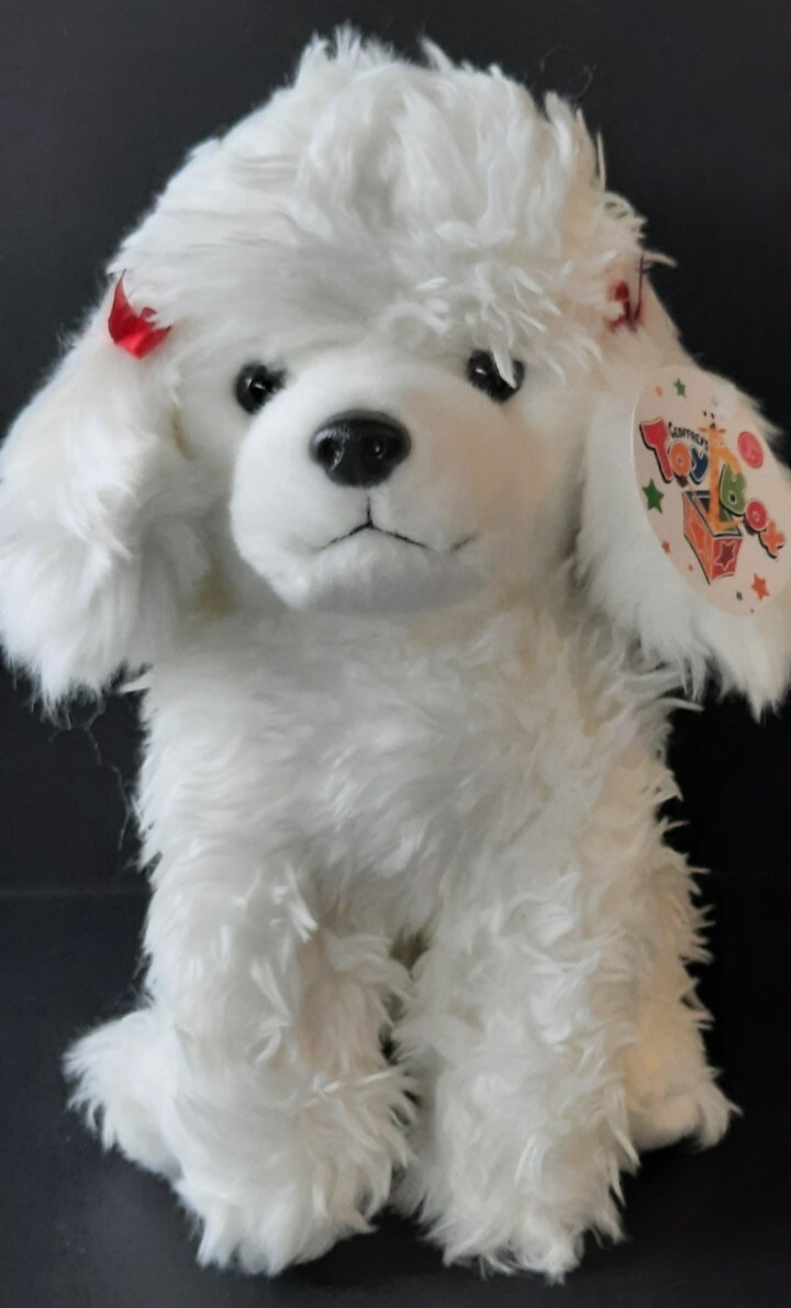 2022 TRU KIDS GEOFFREY’S TOY BOX WHITE POODLE DOG PLUSH # 1016678 NWT