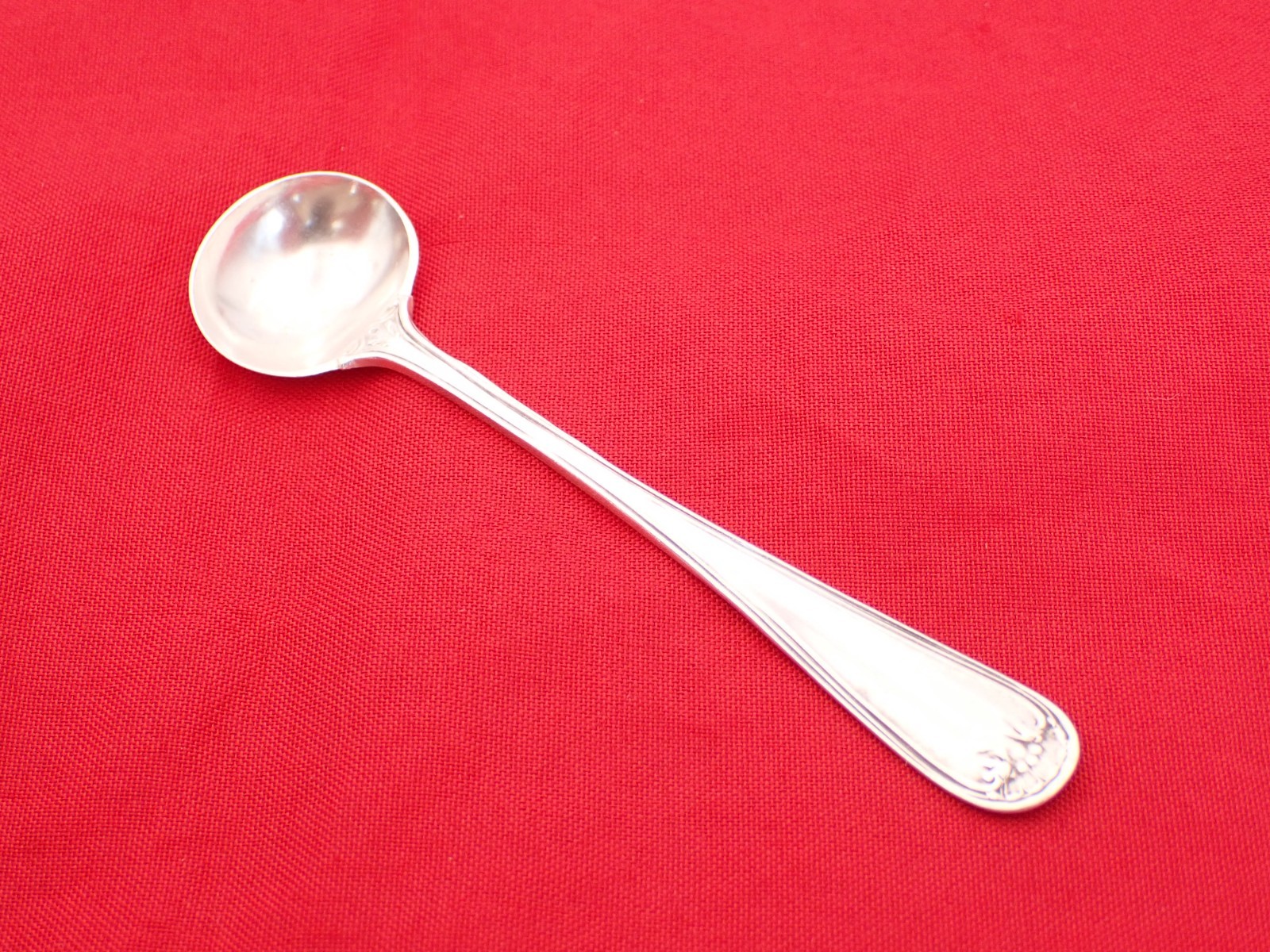 Antique Watson Sterling Silver Bunker Hill Large Salt Spoon VJ-6
