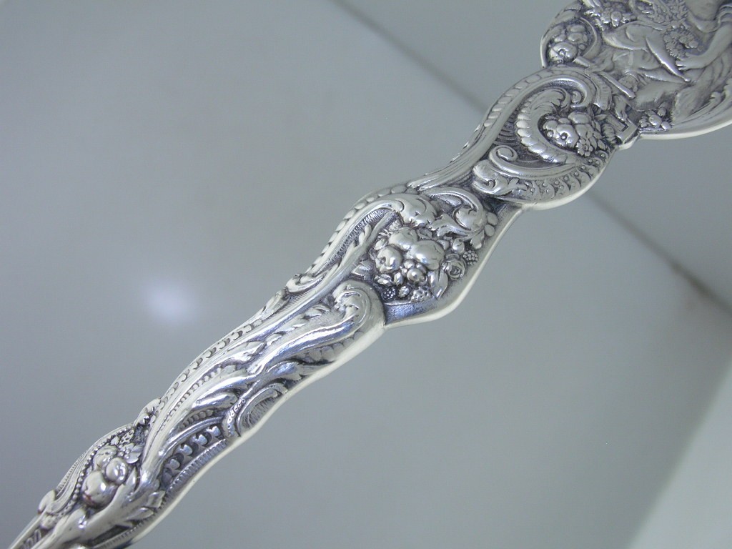 Rare Sterling Silver GORHAM pierced Aparagus Server VERSAILLES 1888