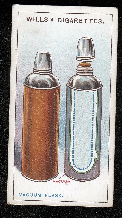 Vintage 1915 Trade Card of a VACUUM FLASK