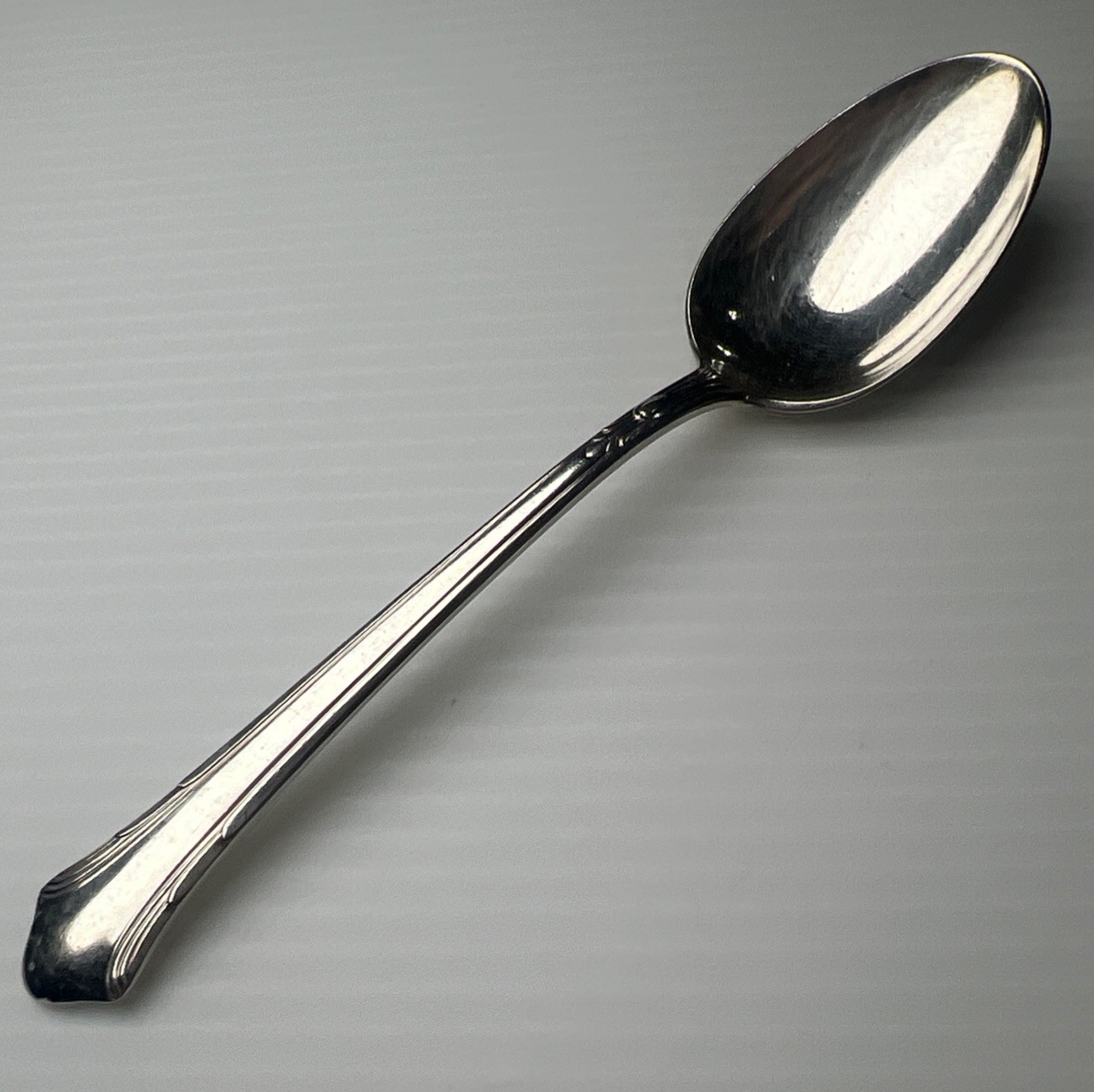 Vintage Gorham Lady Caroline Deco Patent 1933 Silver Plated Tea Spoon Deco 6”