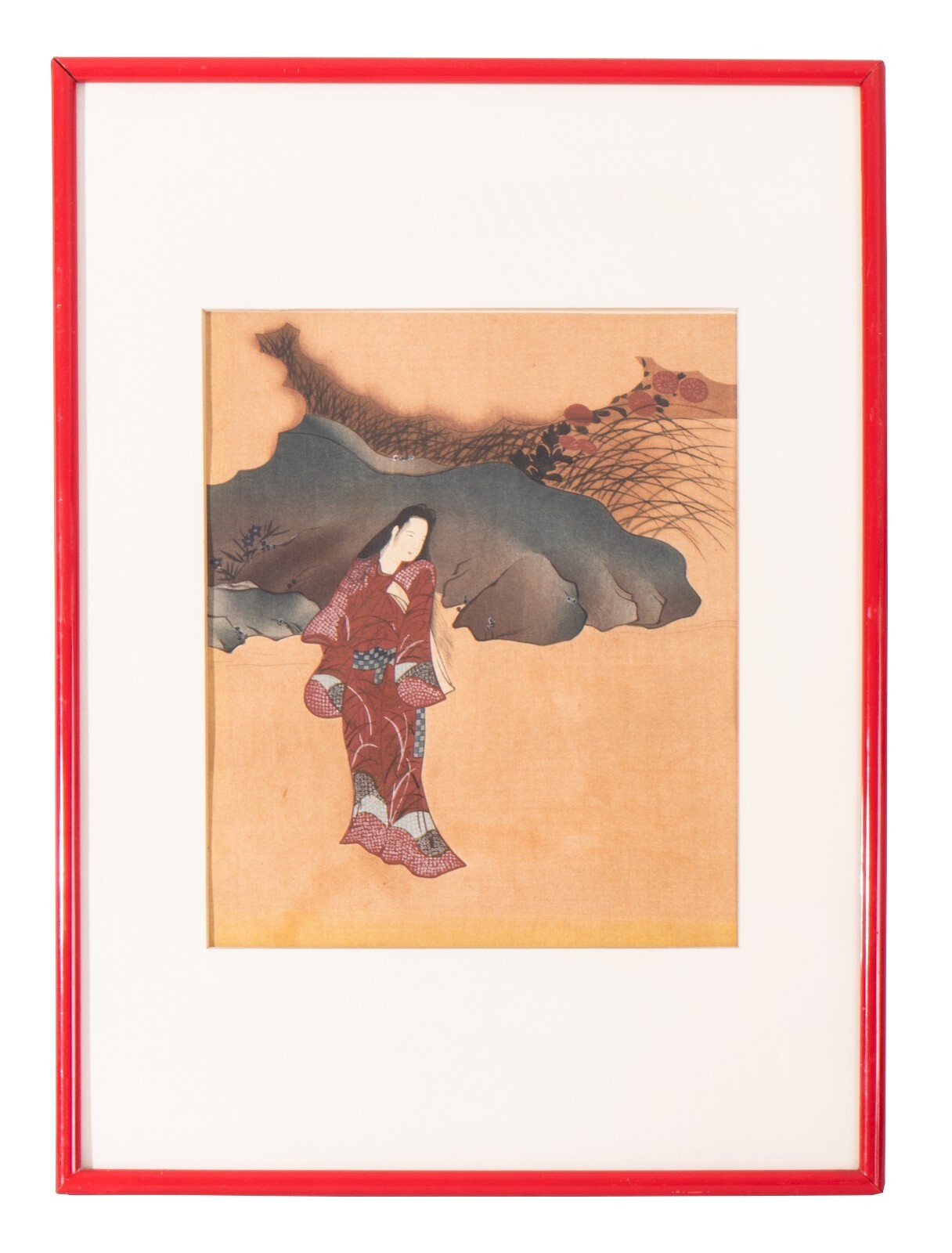 after Iwasa Matabei Japanese Woodblock Print