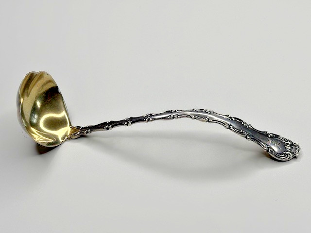 Sterling Silver Gorham Strasbourg Small Ladle 4.75″ Hallmark 1897 Patent “Z”