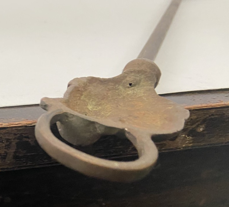 ANT VTG Brass Toasting Fork Decorative Chester Imp 4 Prong 20″ Long