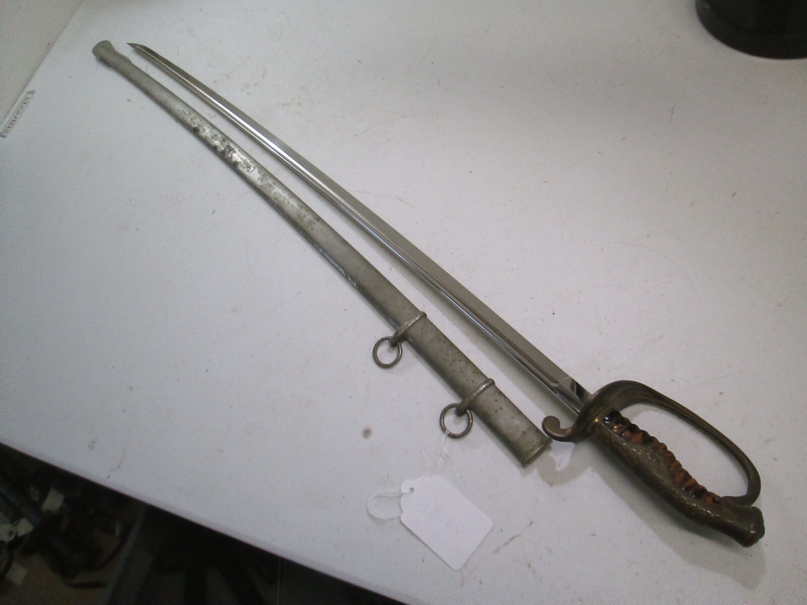 WWII JAPANESE HIGH RANKING GENERAL’S OFFICERS PARADE SWORD WITH SCABBARD #B16