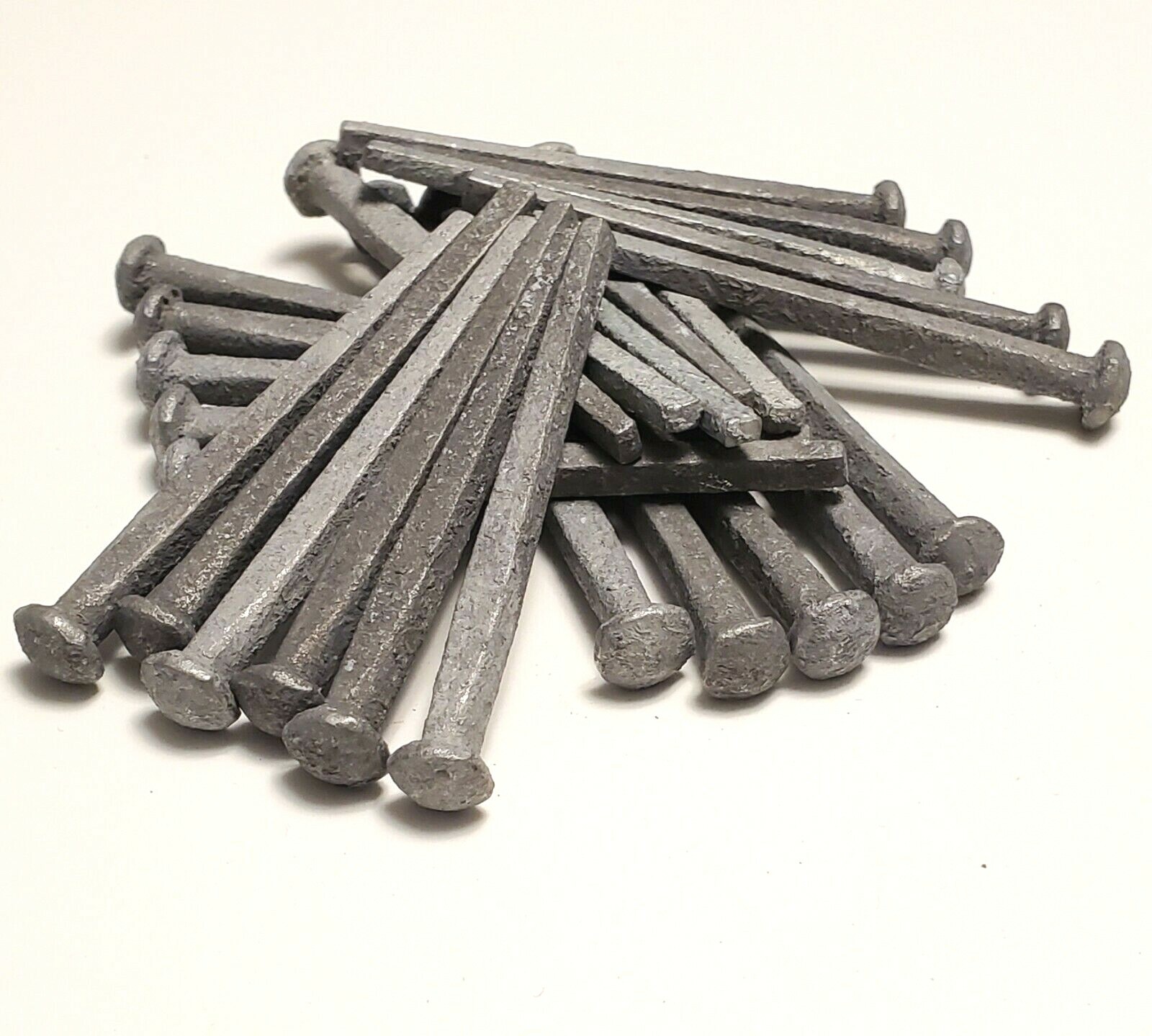 1/2 lb rose head square cut 2 1/2″ blunt point galvanized boat nails Atlas NOS