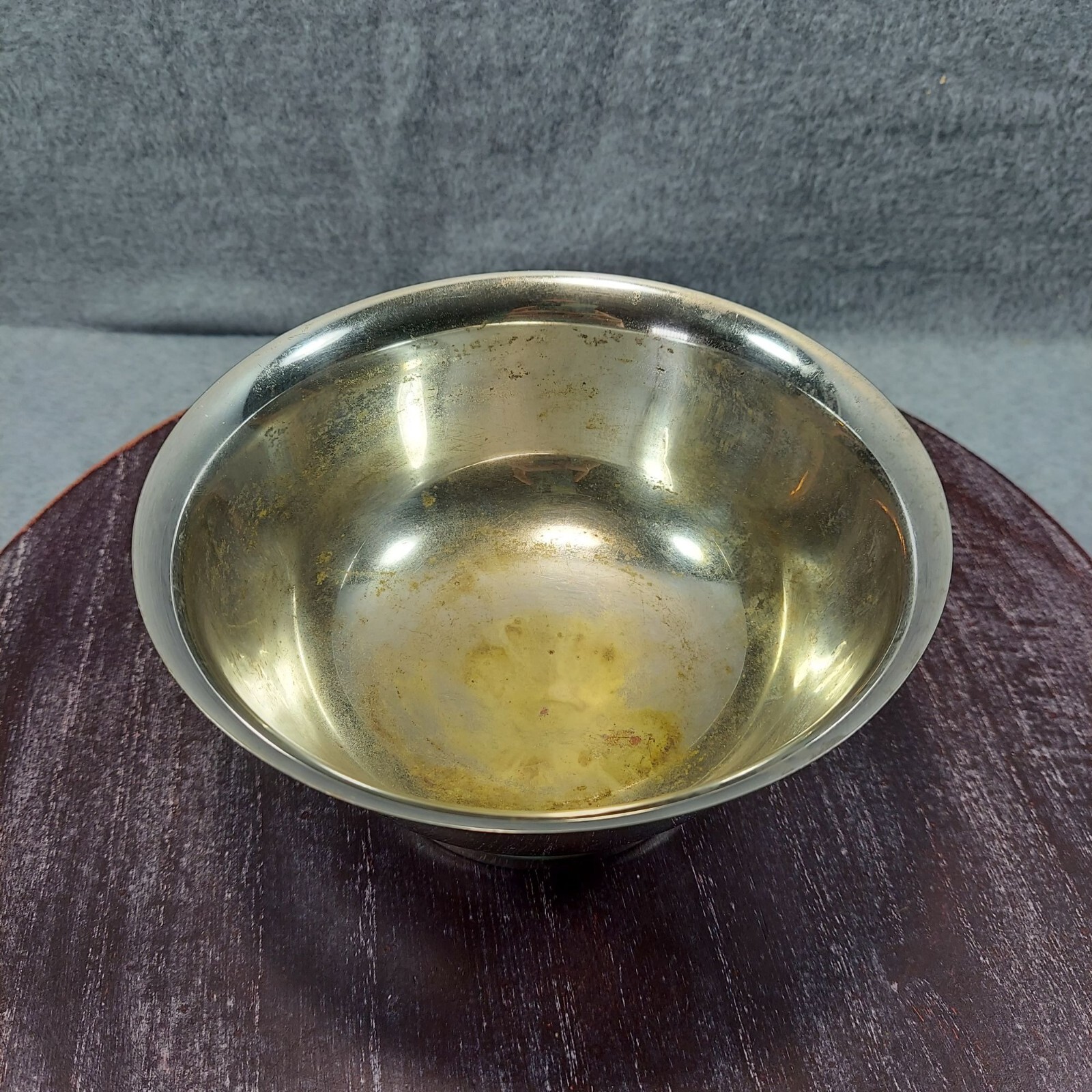 Vintage Seridan Silver-Plated Bowl With Crown Mark 5″ Diameter READ