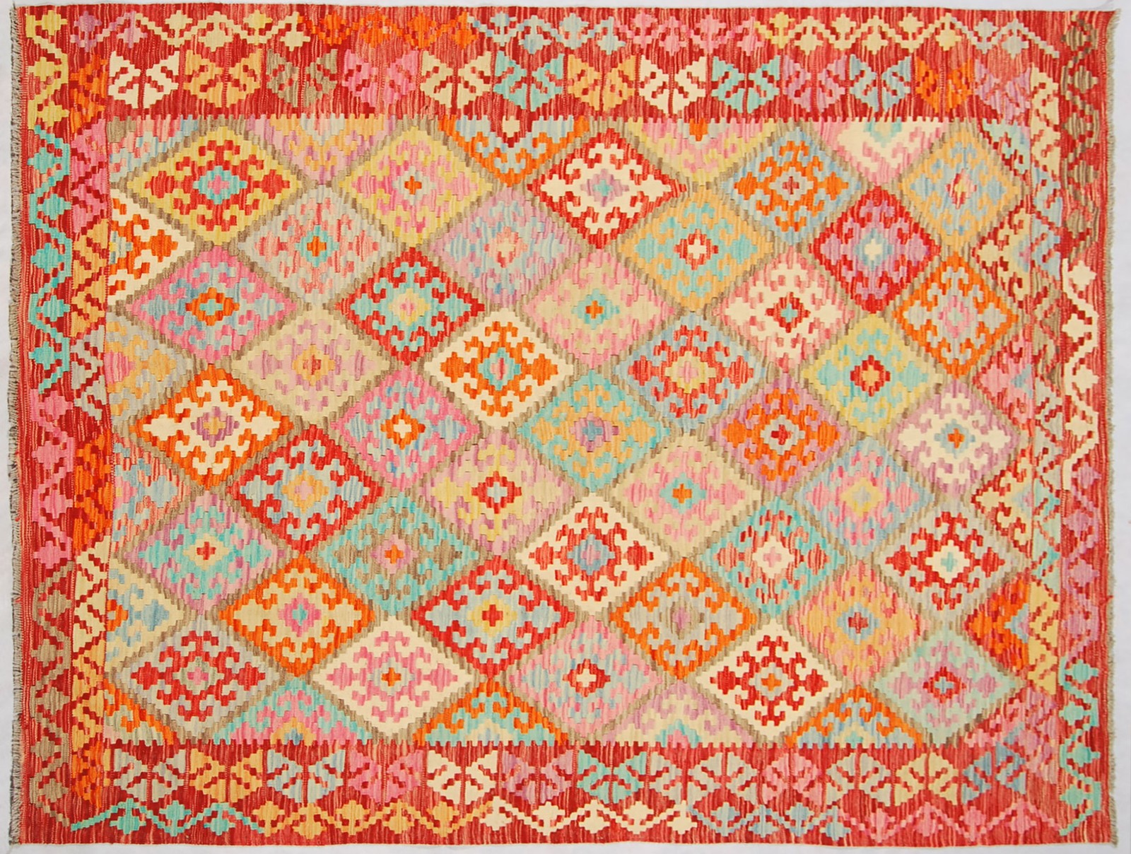 Kilim Kaudani Lana Hand Made In Afganistan 245×183 CM (Galleriafarah1970)