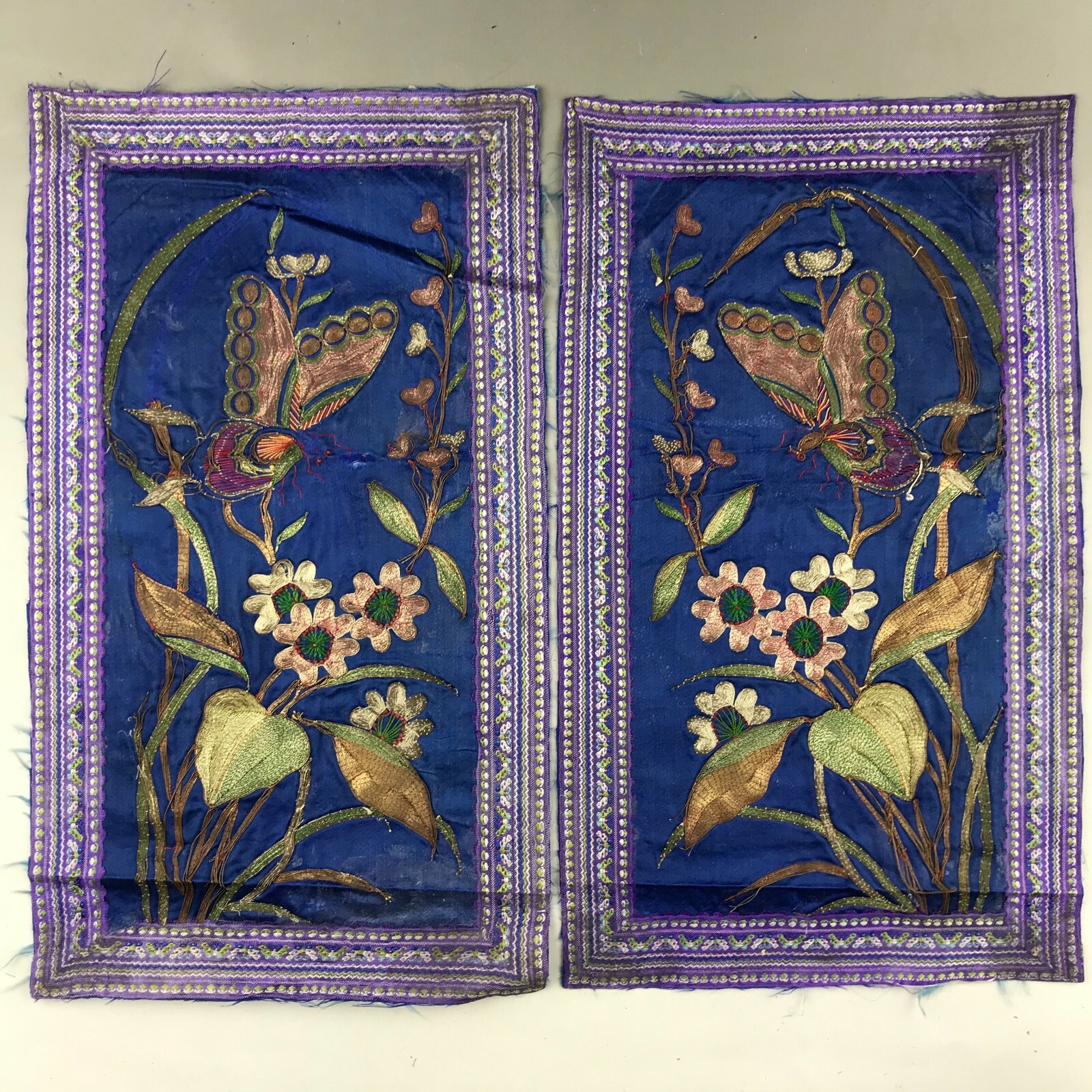 Antique Chinese Embroidery of official clothes Qing Dynasty 1644-1911