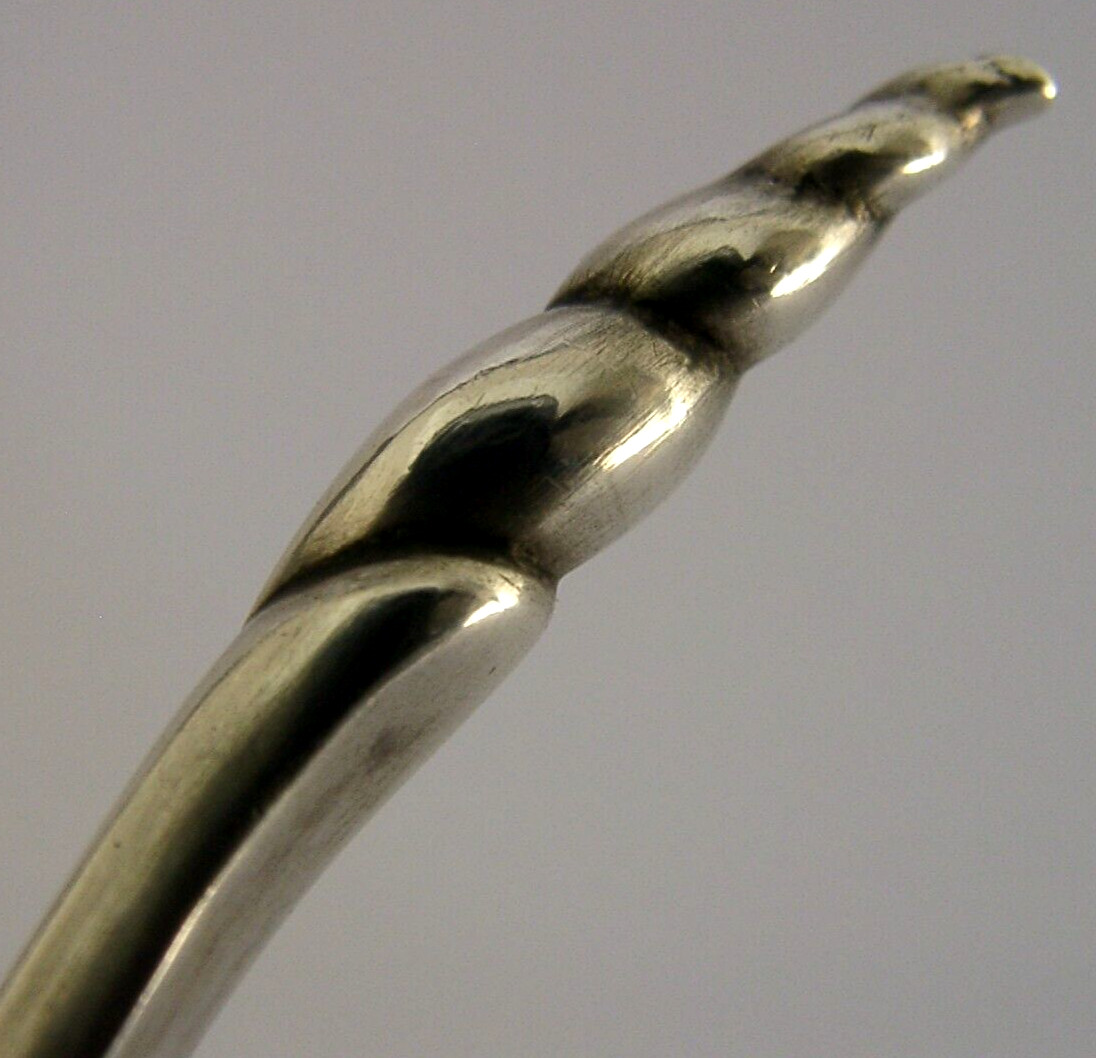 MID CENTURY MODERN STERLING SILVER SNAIL END LADLE RC LONDON 1984