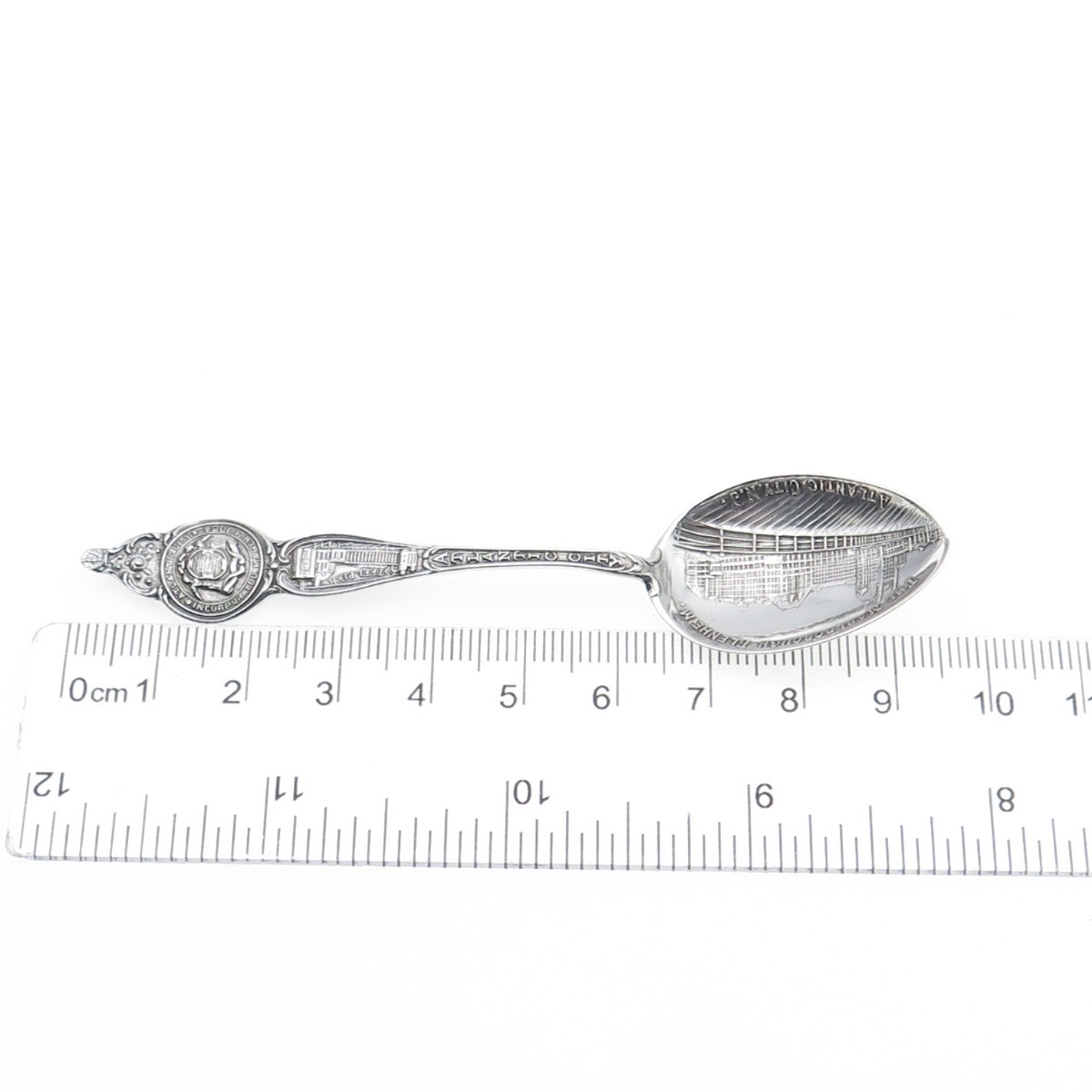 WATSON CO. 925 Sterling Silver Antique Art Deco Atlantic City Coffee Spoon