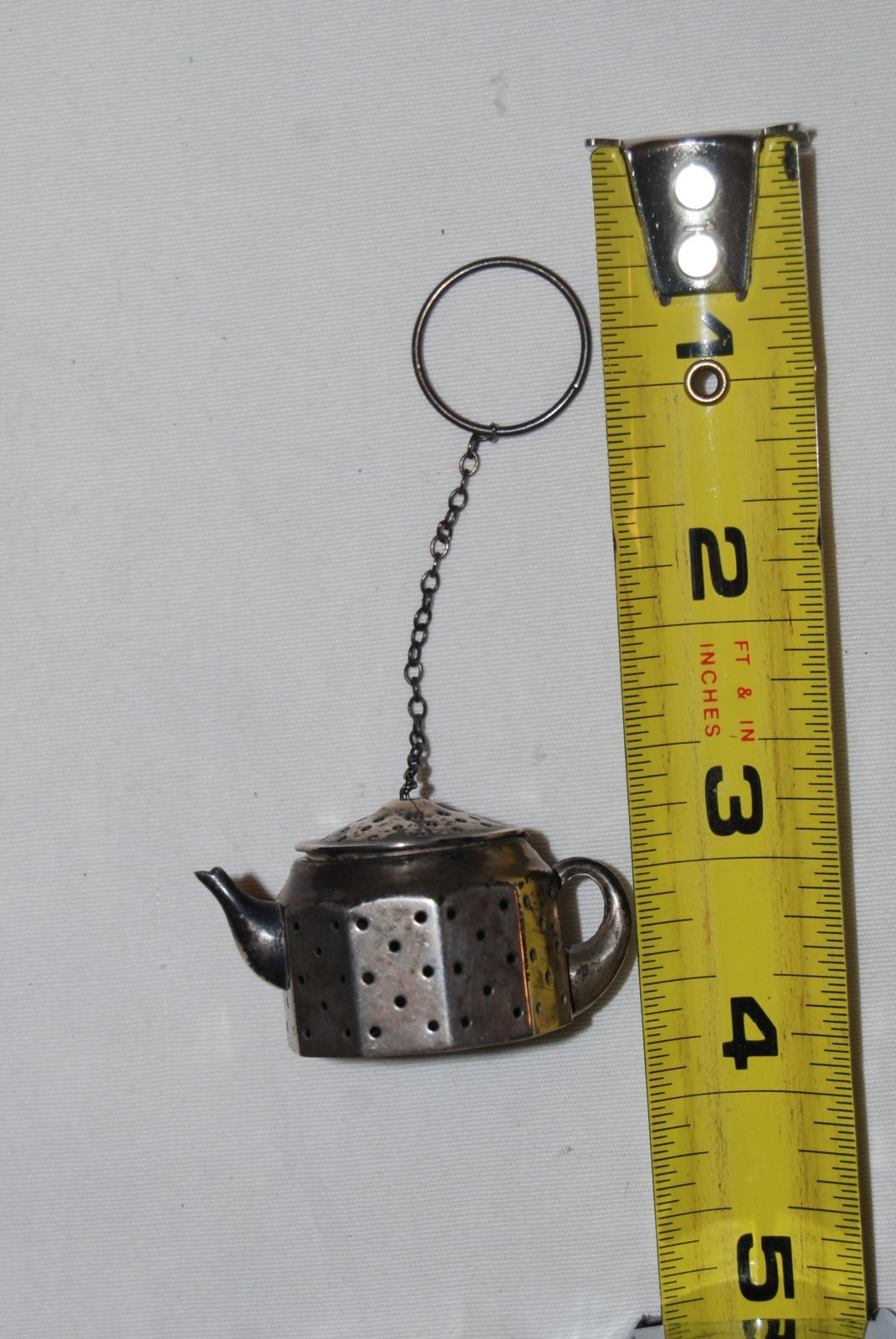 Vintage AMCRAFT Attleboro Mass Sterling Silver Teapot Tea Diffuser