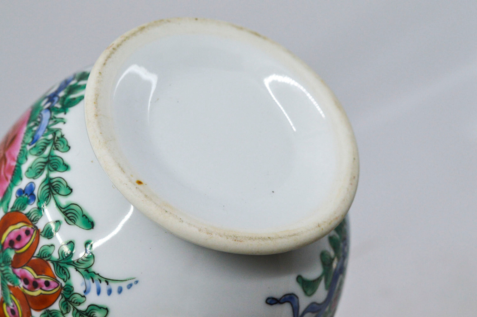 Vintage Chinese, butterfly pattern, teapot. sugar amd creamer, teaset