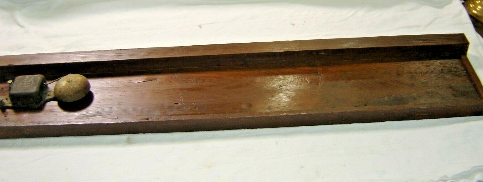 Antique Salvage Pine Header with Door Bell It was attached to the header #1604