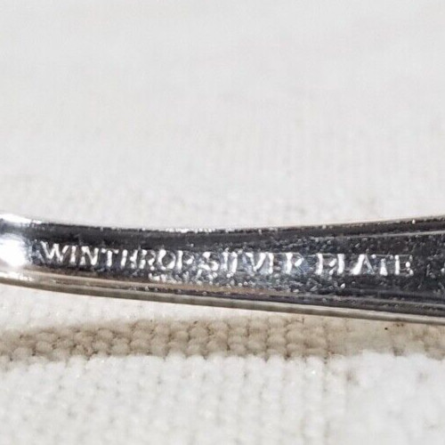 WINTHROP SILVER PLATE DESSERT APPETIZER HOR D’VOUERS COCKTAIL SMALL BABY FORK 4″