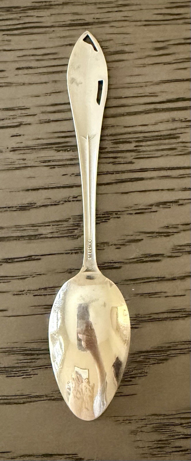 Sterling Silver Vintage Albuquerque NM Souvenir Spoon Native American Indian