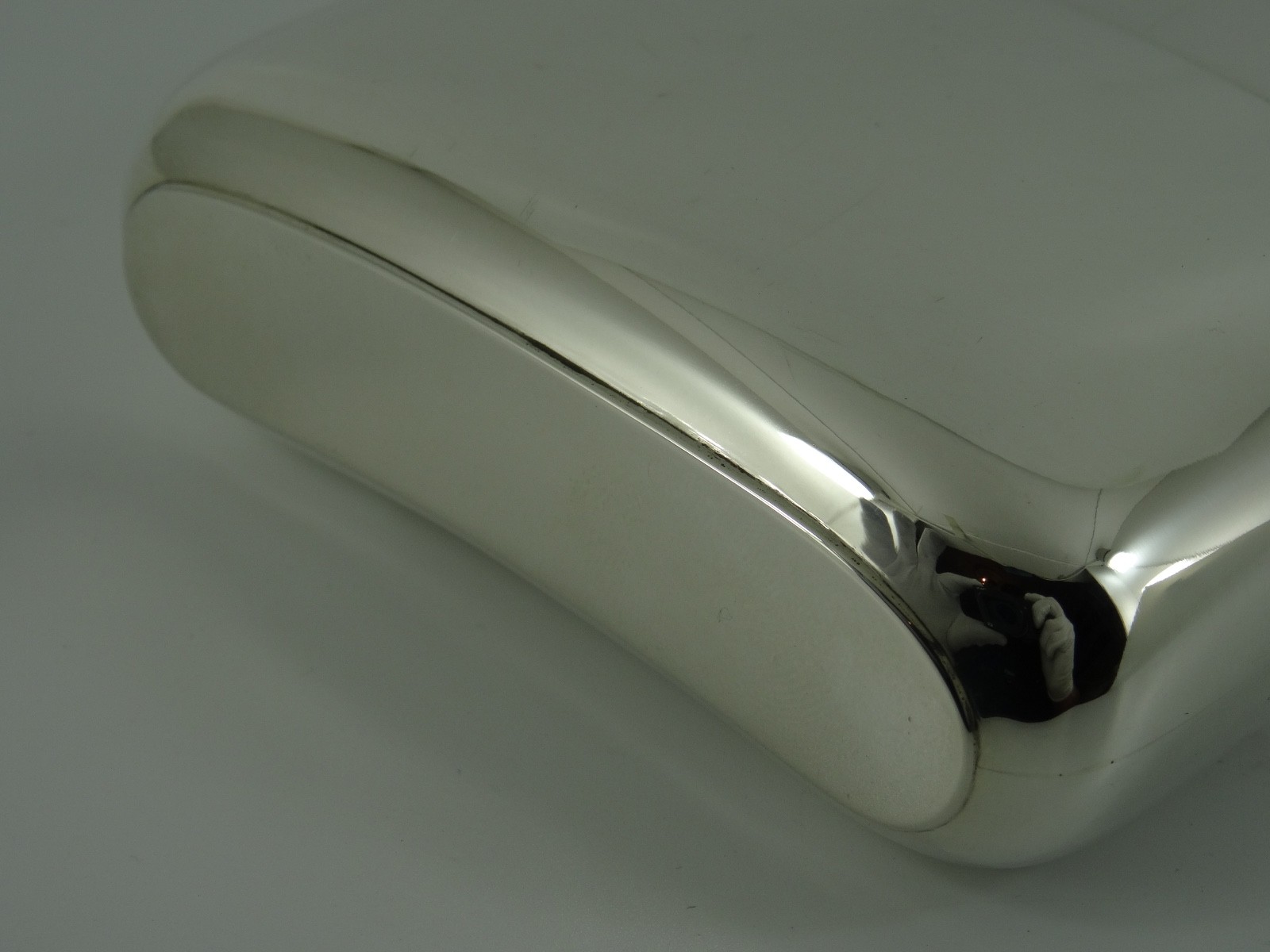SOLID STERLING SILVER HANDSOME GEORGE V HIP FLASK & CUP BIRMINGHAM 1911 235G