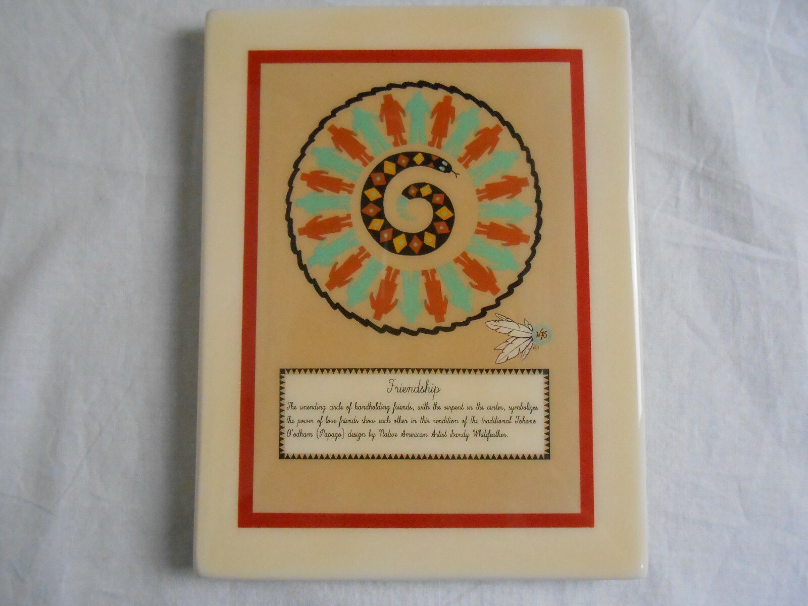 Sandy Whitefeather Friendship Plaque (8.25″ x 6.25″)