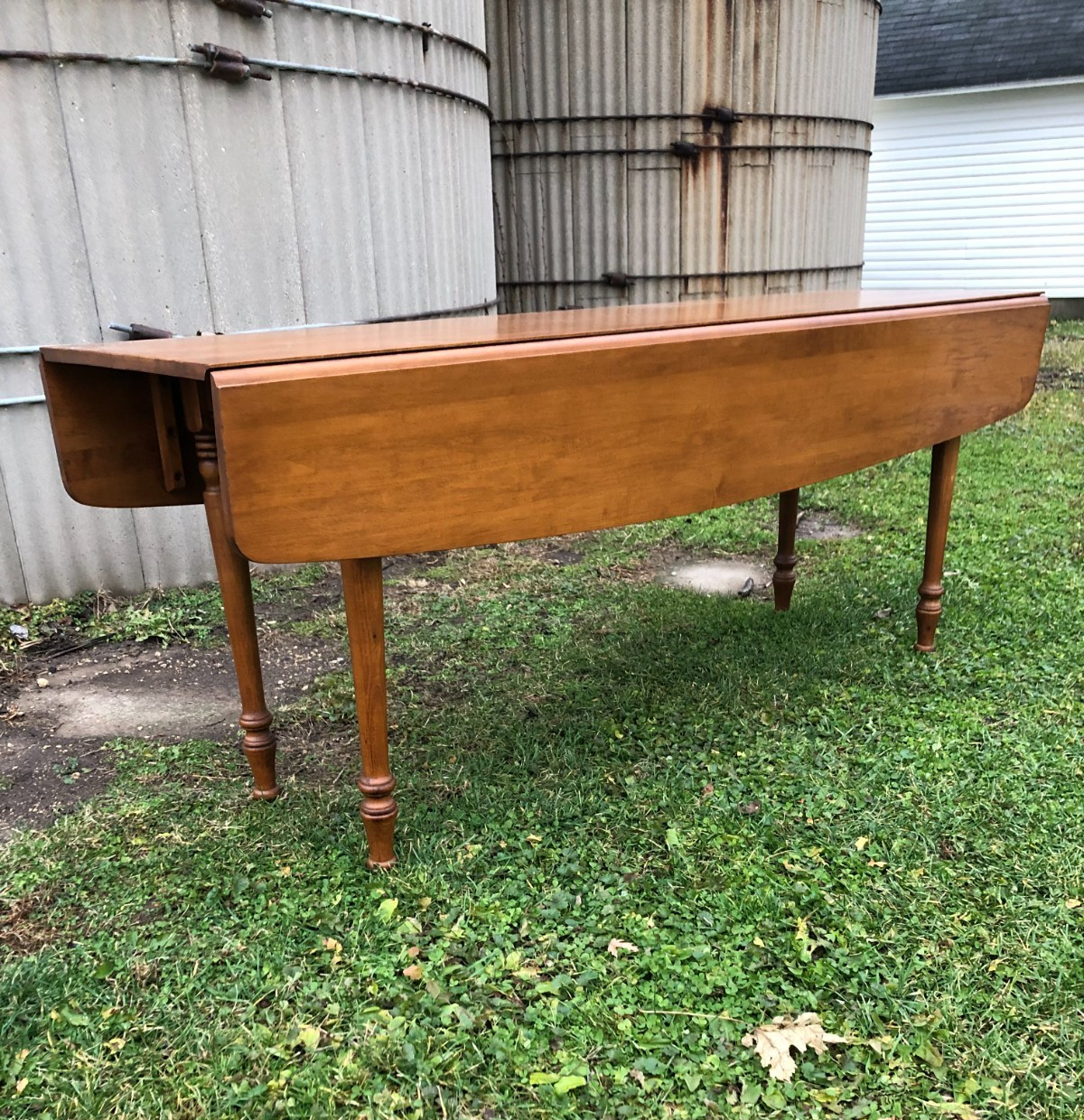Vintage Harvest Dining Table Hard Maple Classic Drop Leaf Tell City Co. 72″