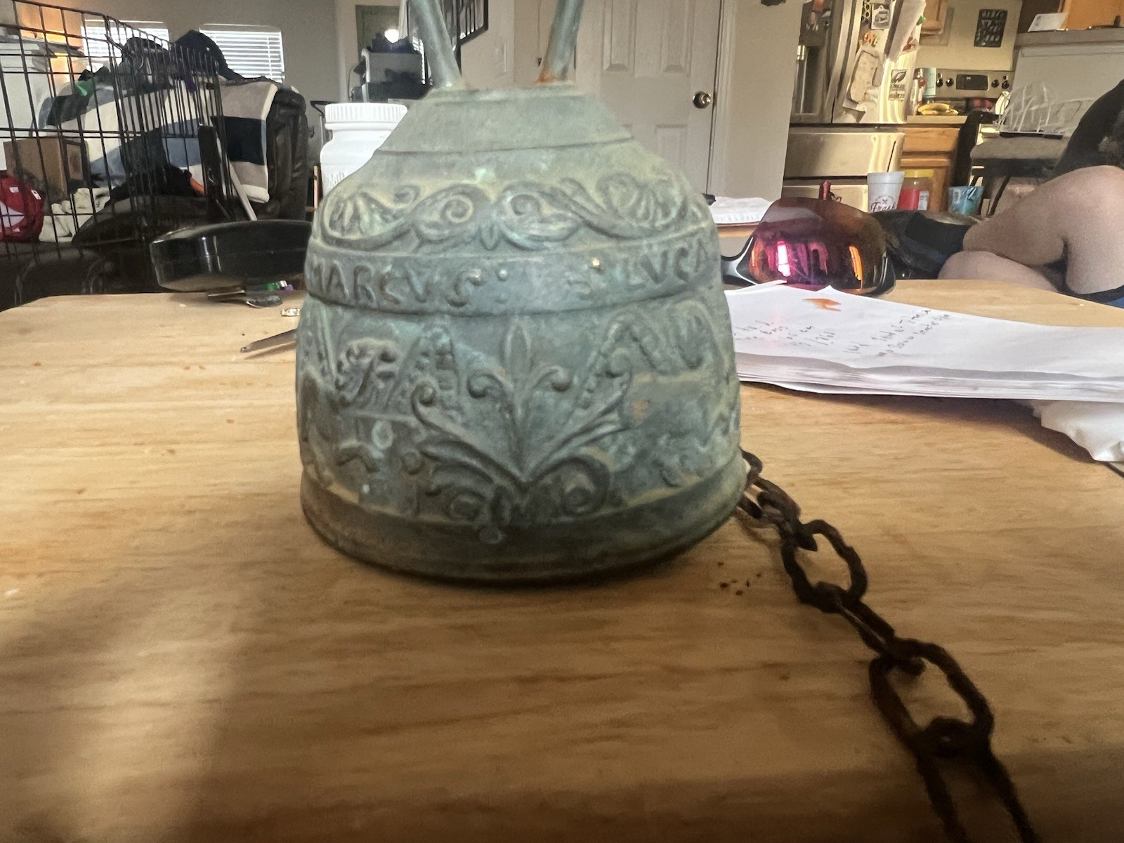 19Th Century Evangelist, Lucas Johnson, Marcus Matthews Brass Bell