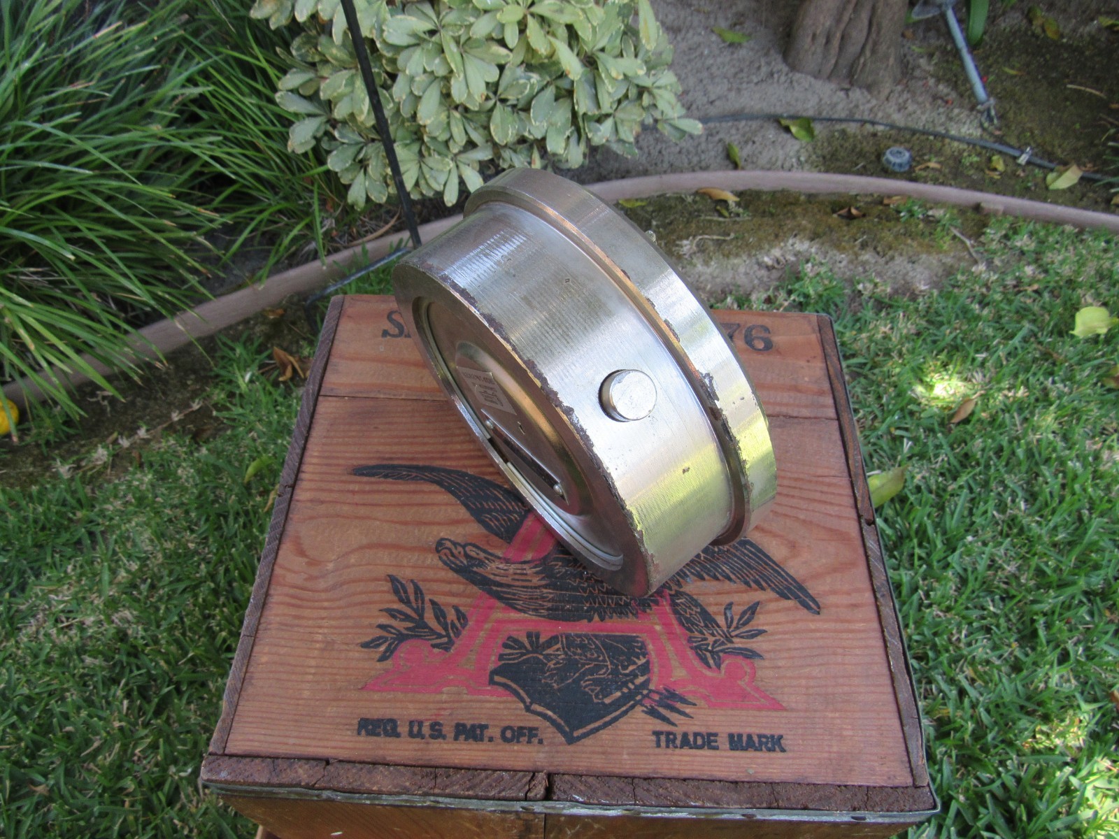 Vintage Major Safe Door Lid Head for In-Ground In-Floor Security Lock