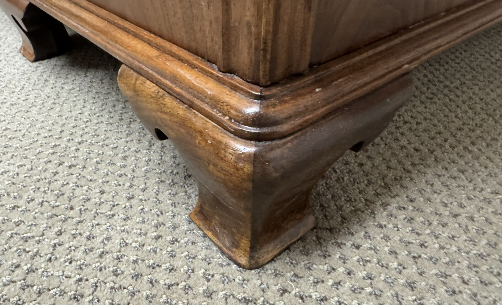 Antique ALL WALNUT 1915’s Era National Brand Banker’s Executive Business Desk