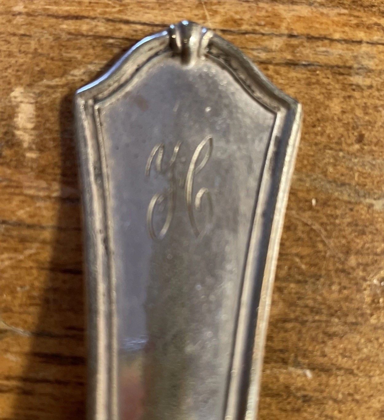 Oneida Community 1917 Exeter Pattern Gravy Ladle H Monogram On Handle