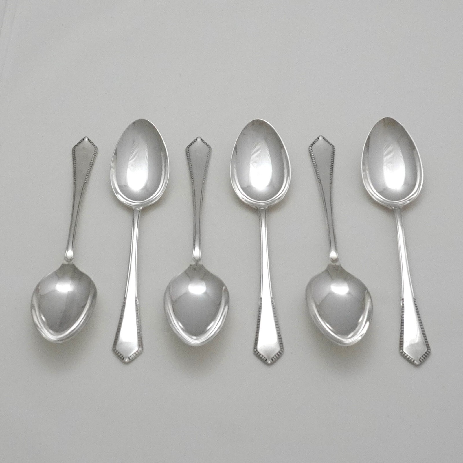 EXCELLENCY Design JAMES DIXON & SONS Silver Service Cutlery Six Dessert Spoons