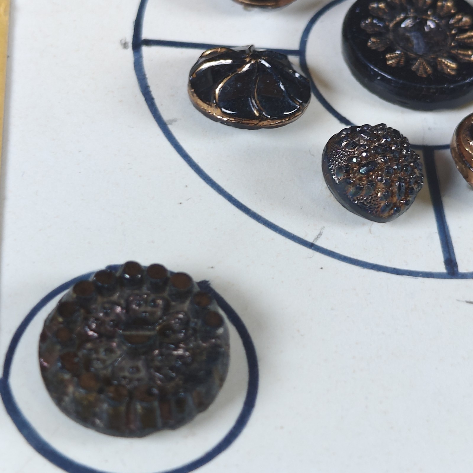 Collection Lot Antique And Vintage Buttons Victorian