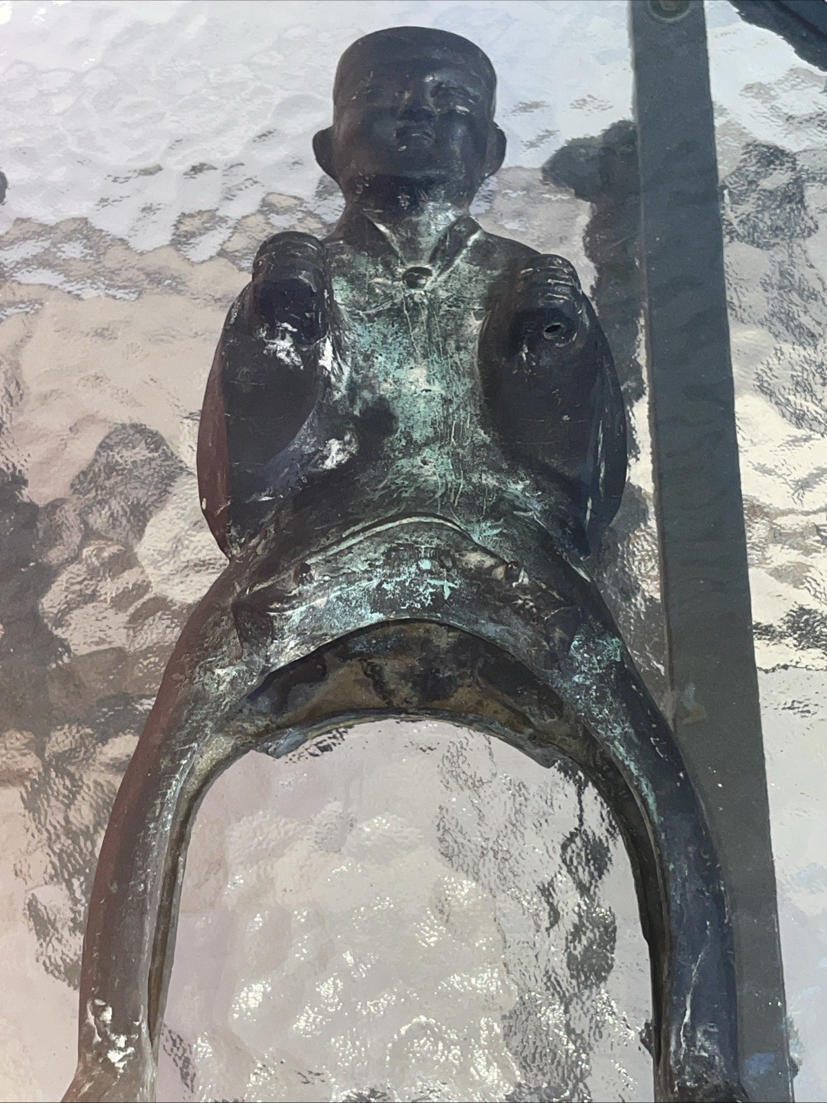 Chinese Bronze Qing Dynasty Sun Tzu Gansu Horse Antique Sculpture Statue 9LB+