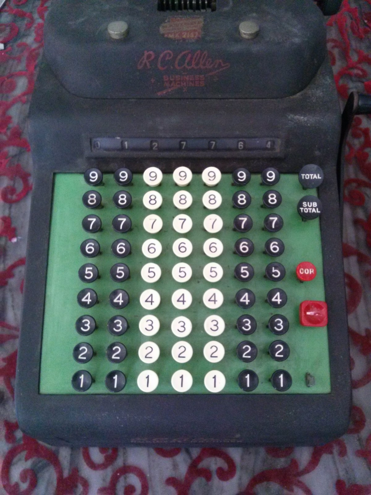 VINTAGE R.C. ALLEN BUSINESS MACHINE – RARE