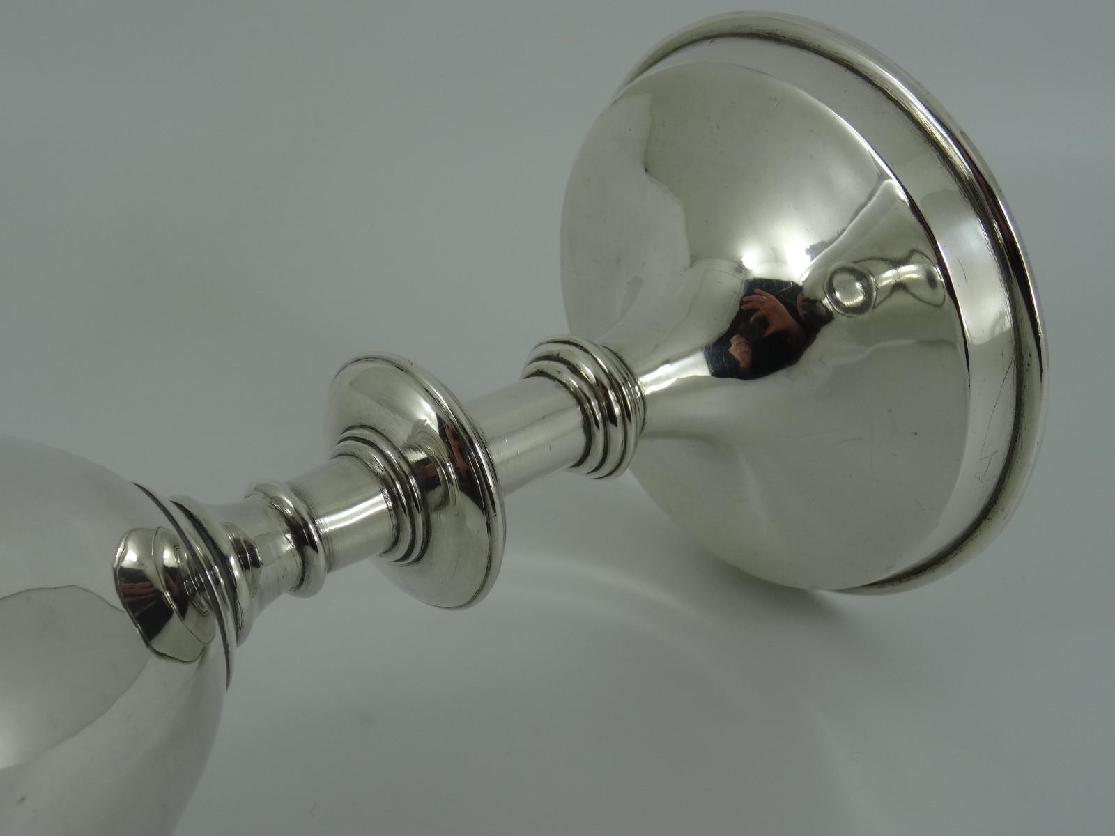 SOLID STERLING SILVER VICTORIAN LARGE COMMUNION CHALICE CUP LONDON 1892 237G