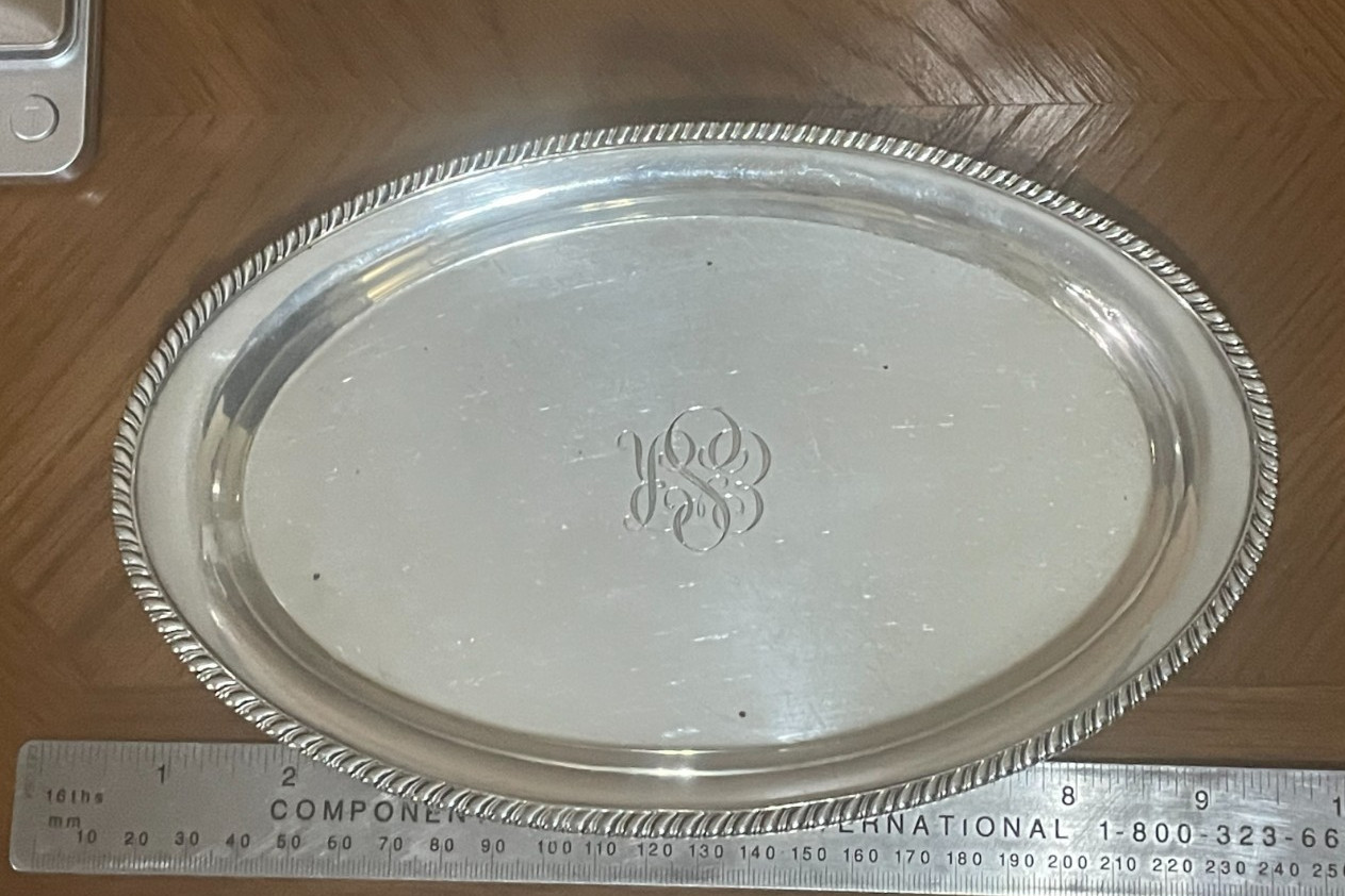 Spaulding GORHAM STERLING SILVER ~ TRAY 254 g
