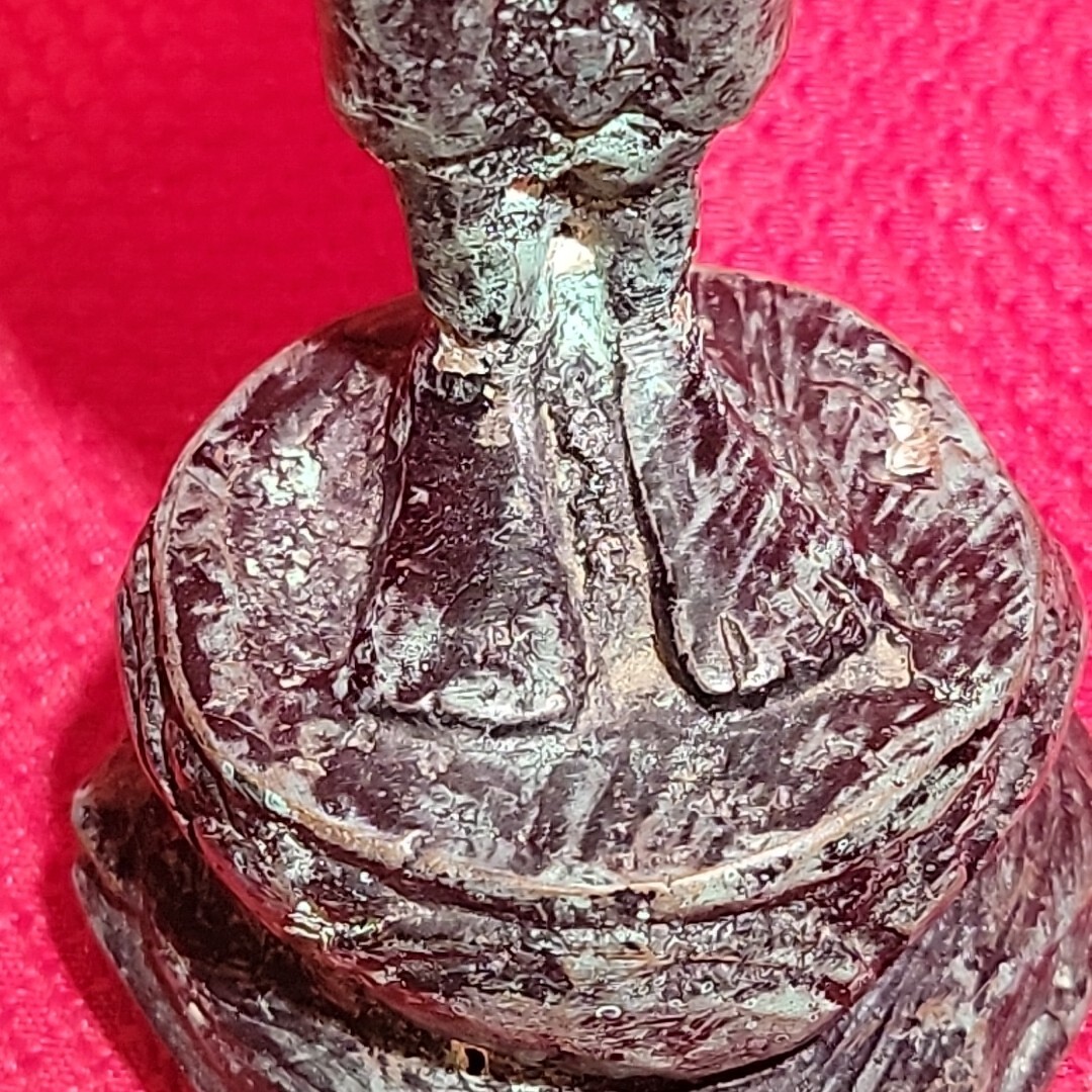 10″ LAKSHMI LAXMI SHRI standing Bronze Metal statue figure hindu decor Vishnu