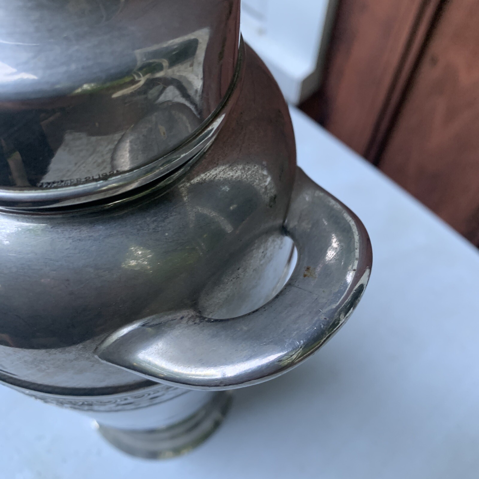 1920’s Antique Apollo EPNS Bernard Rices Sons Silver Plated Cocktail Shaker
