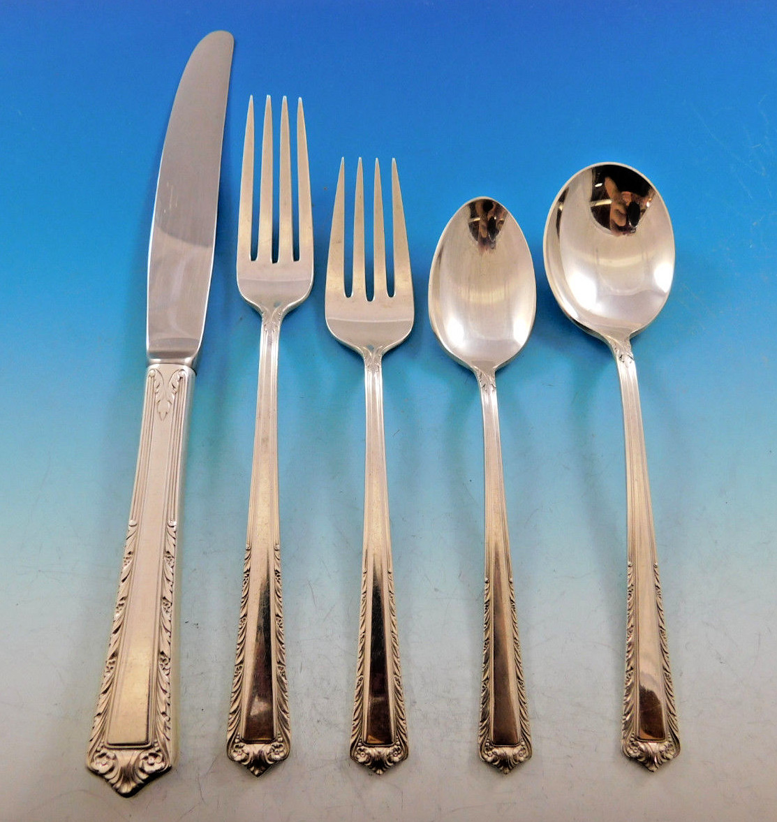 Processional by Fine Arts Sterling Silver Flatware Set for 8 Service 46 pieces