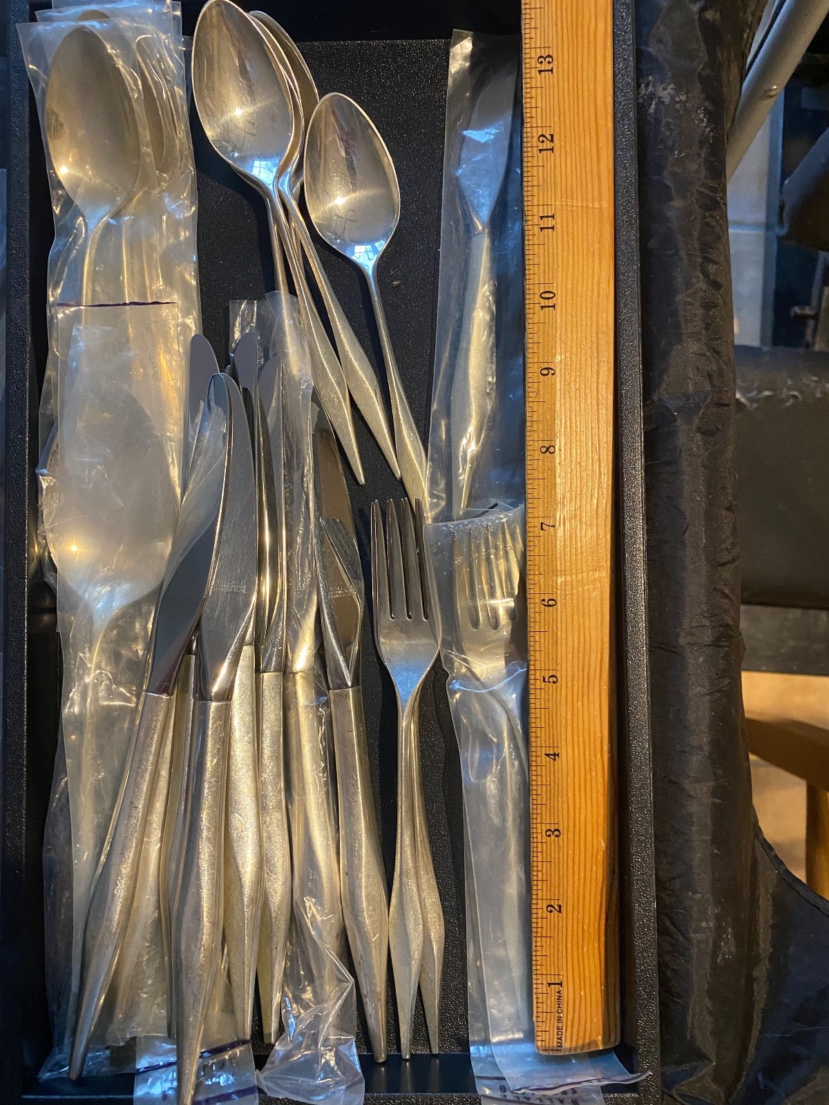 EVENING MIST WALLACE STERLING SILVER FLATWARE LOT OF 25 PIECES WILL SPLIT UP