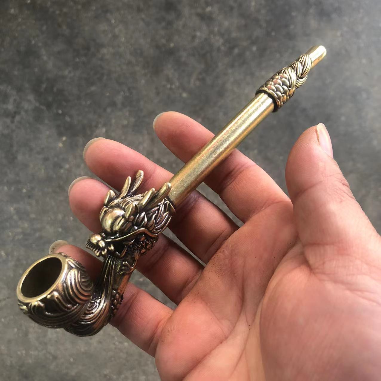 Cigarette Stem Cigarette Holder Faucet Style Pipe and Tobacco Set Craft Decorati