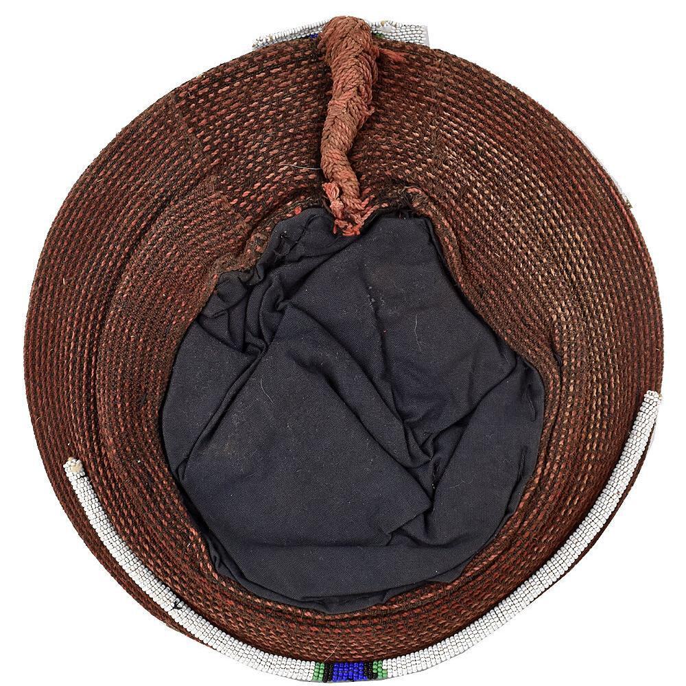 Zulu Isicholo Married Woman Headdress South Africa DORI COLLECTION