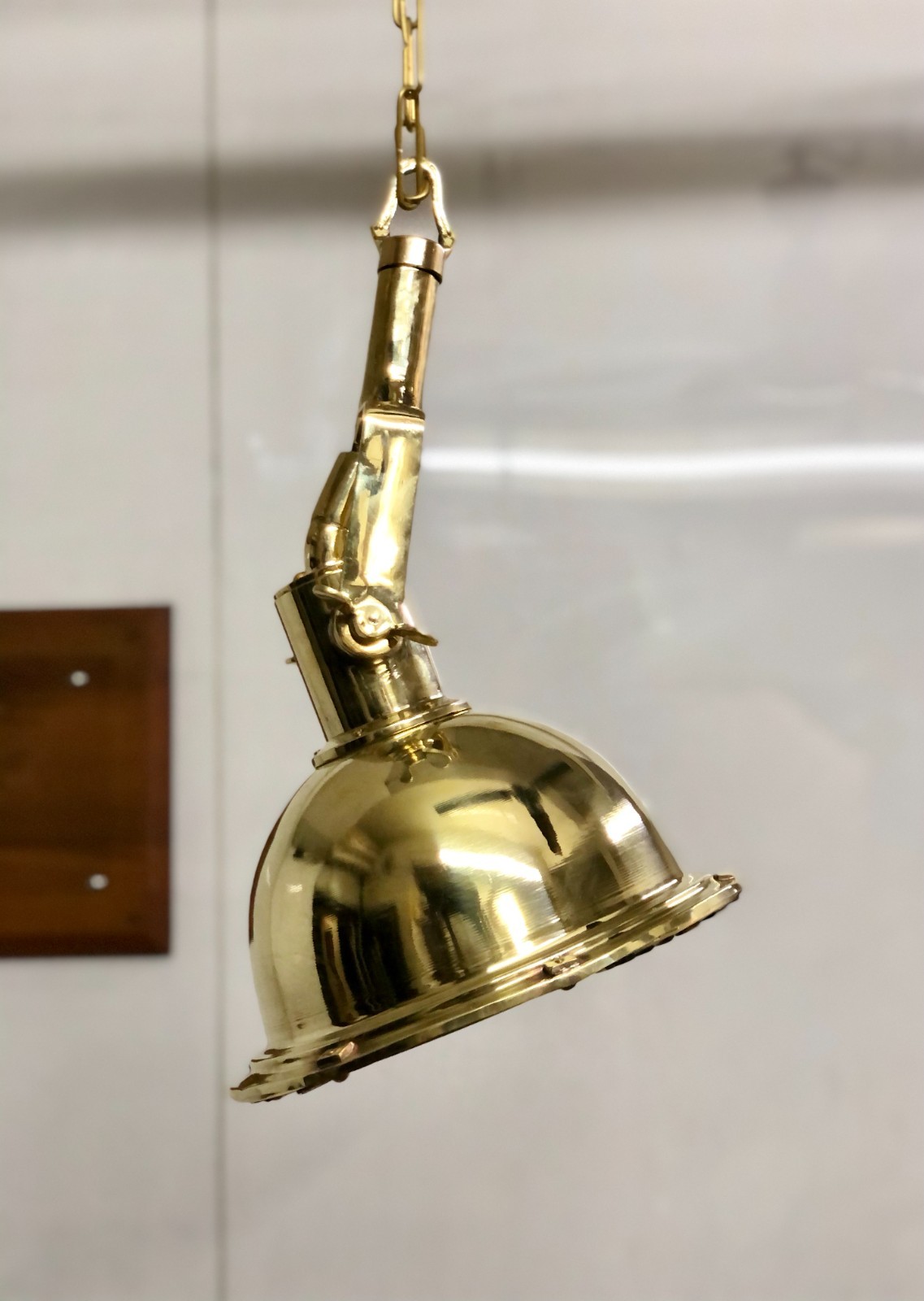 Nautical Brass Maritime Ceiling Hanging Fixture for Coastal Home Décor