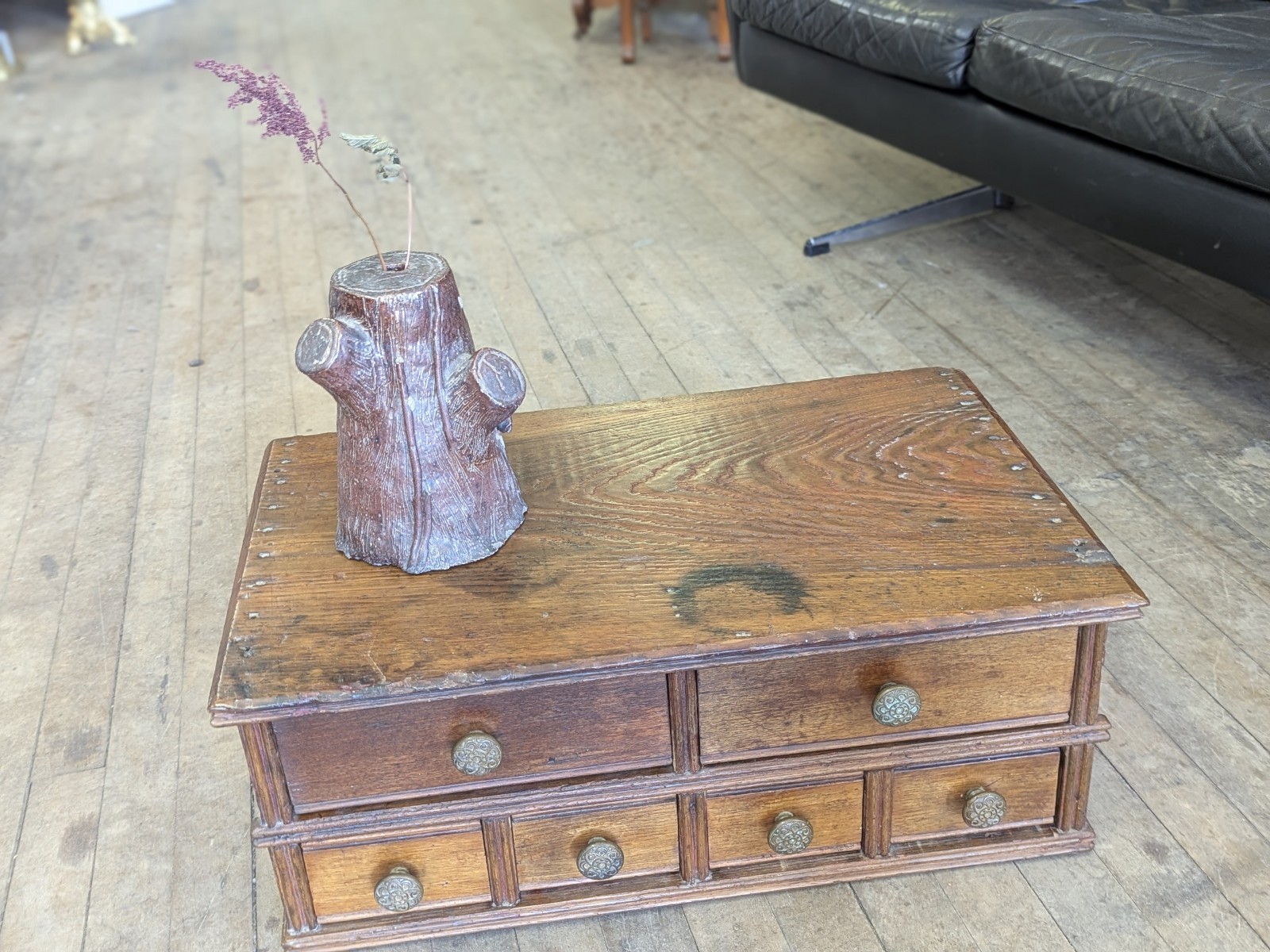 Apothecary Cabinet Gypsy Wagon Stagecoach Primitive Wicked Dresser Top Counter
