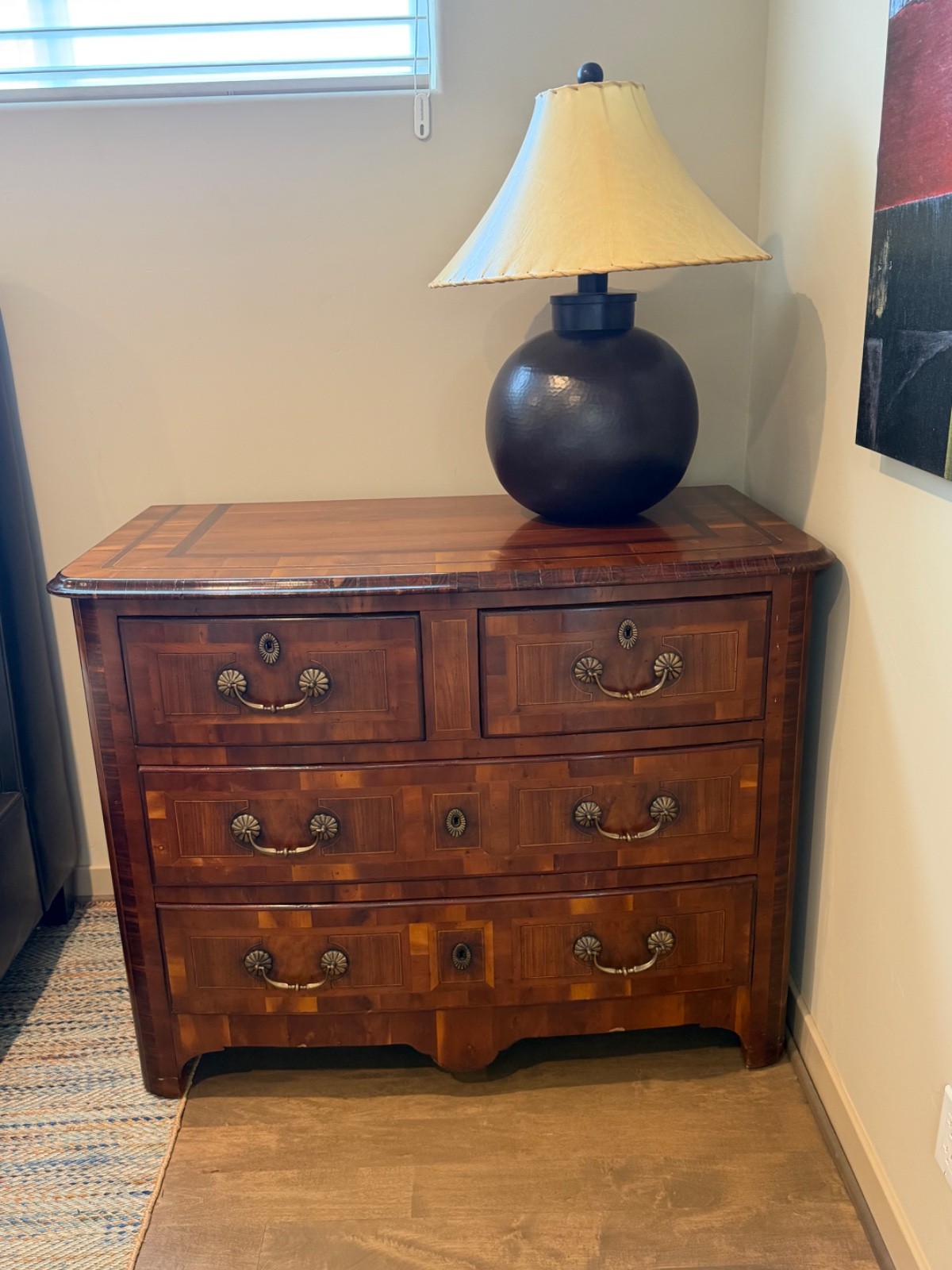 Italian Inlaid Continental Dresser/Alphonso Marina