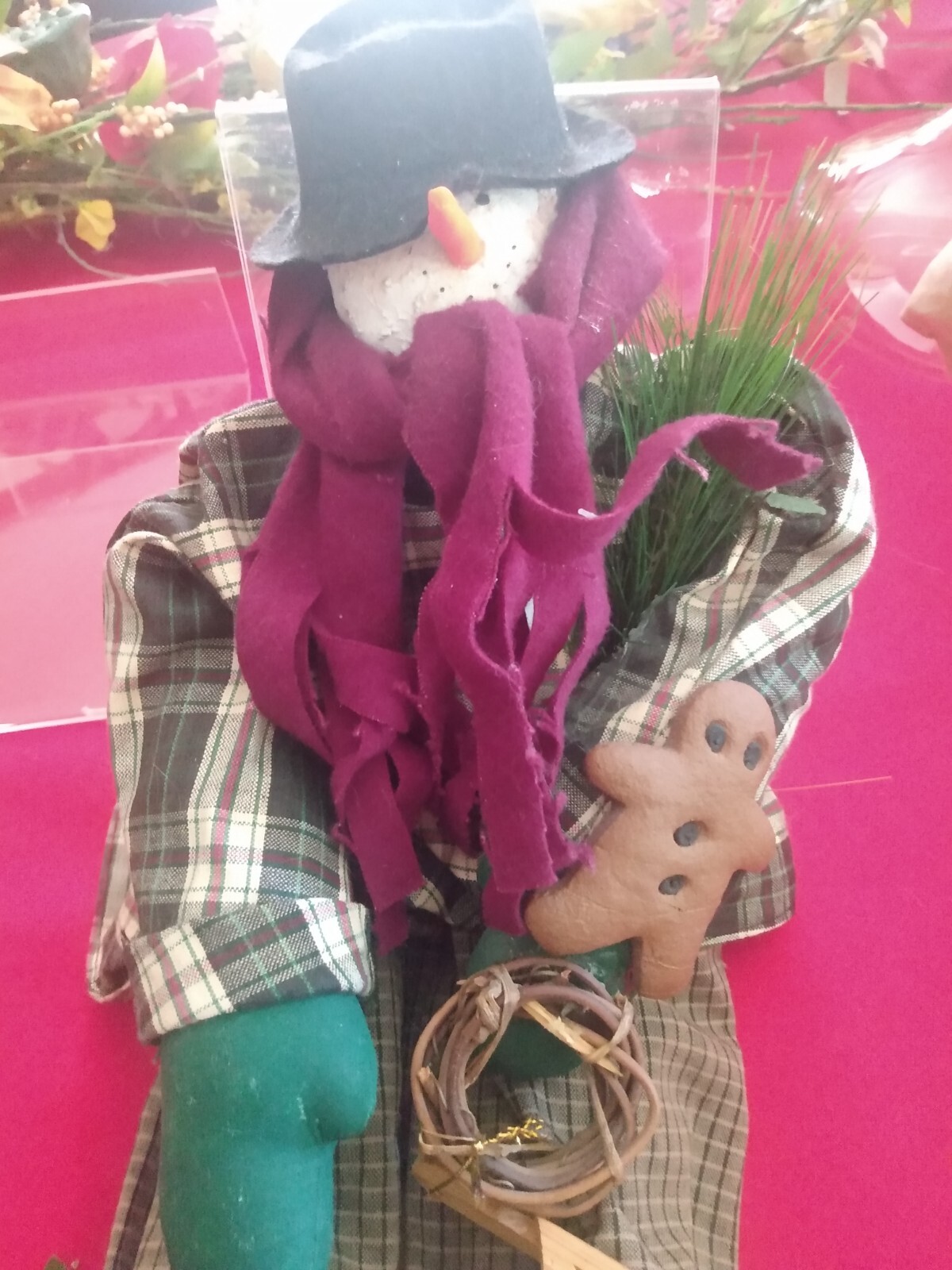 19″Primitive Snowman Doll